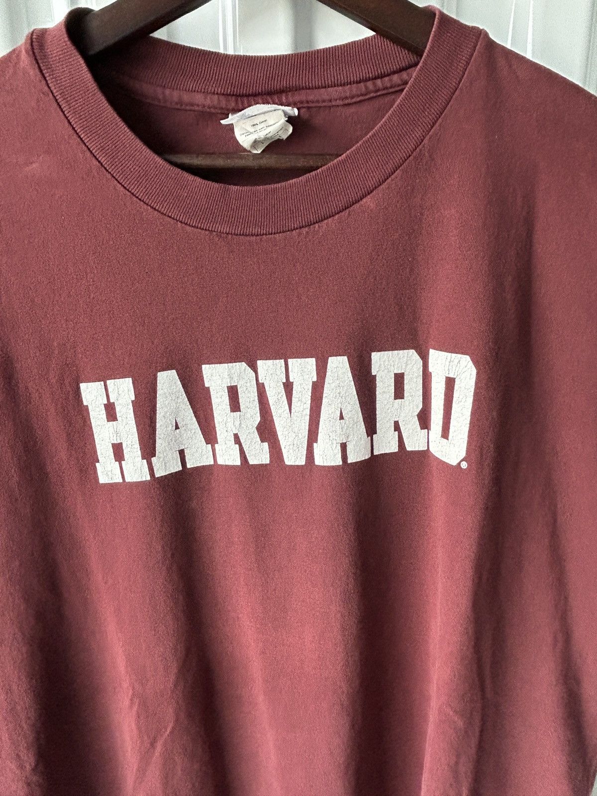 Champion Vintage 90s Champion Harvard Graphic Tee Size US L / EU 52-54 / 3 - 2 Thumbnail