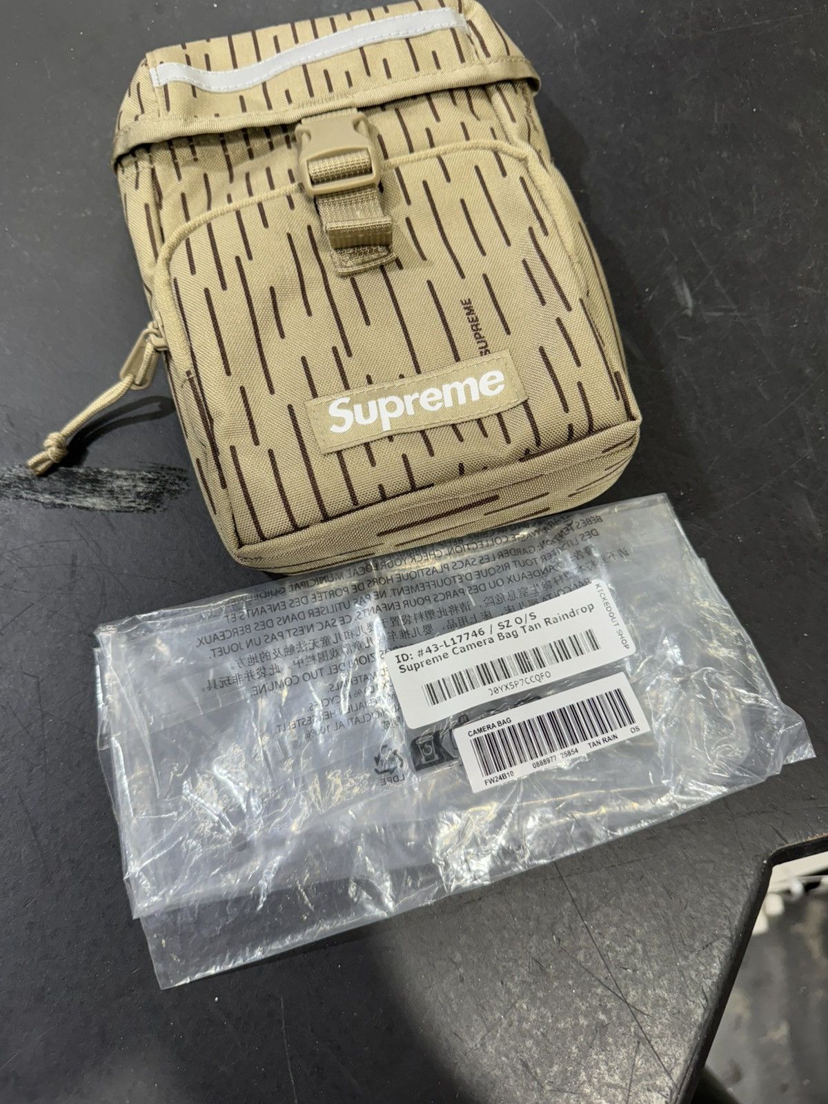 Supreme Supreme Camera Bag Tan Raindrop Sidebag Size ONE SIZE - 3 Thumbnail