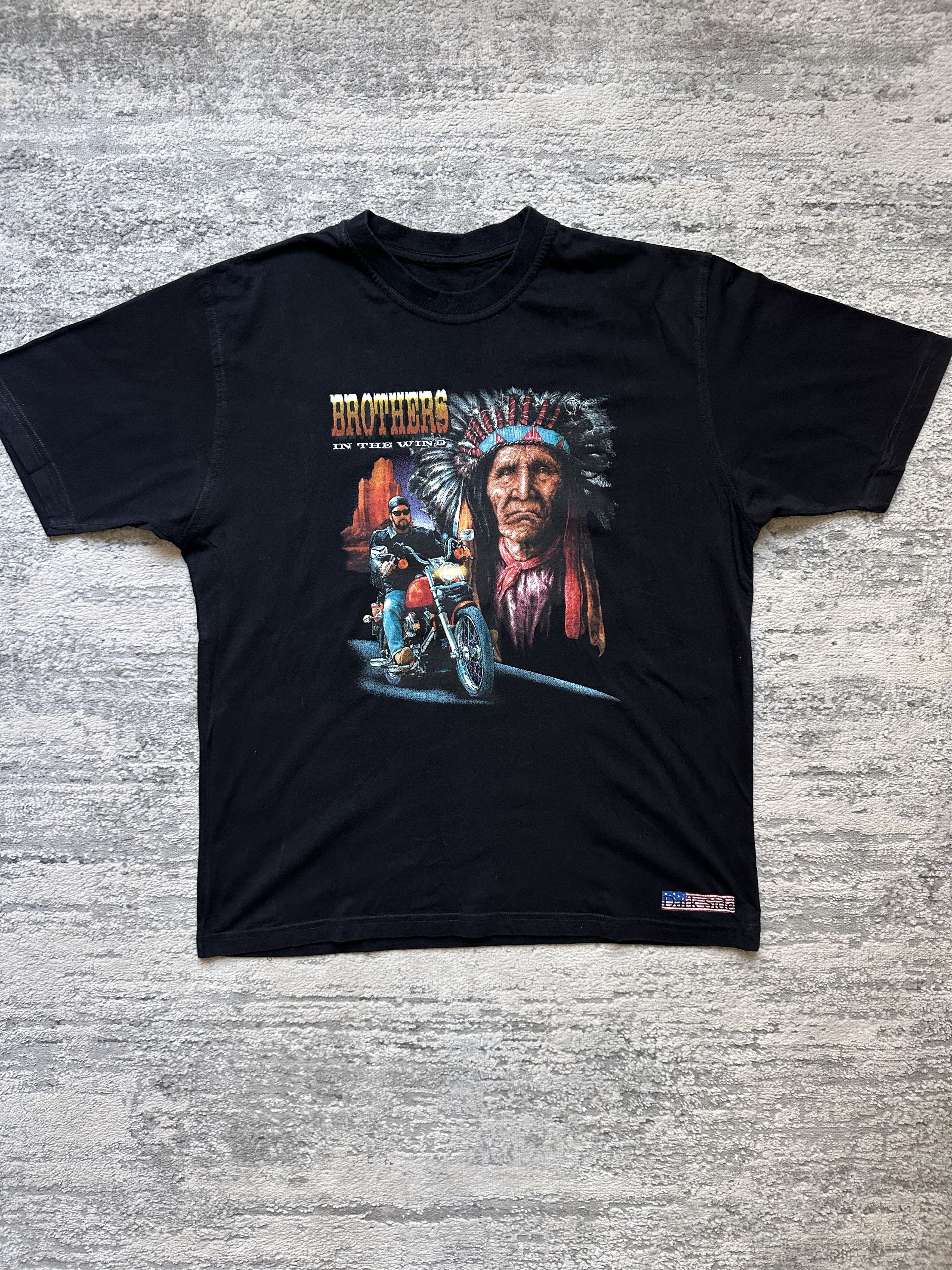 Vintage Harley Davidson Brothers in the wind vintage t shirt Size US L / EU 52-54 / 3 - 1 Thumbnail