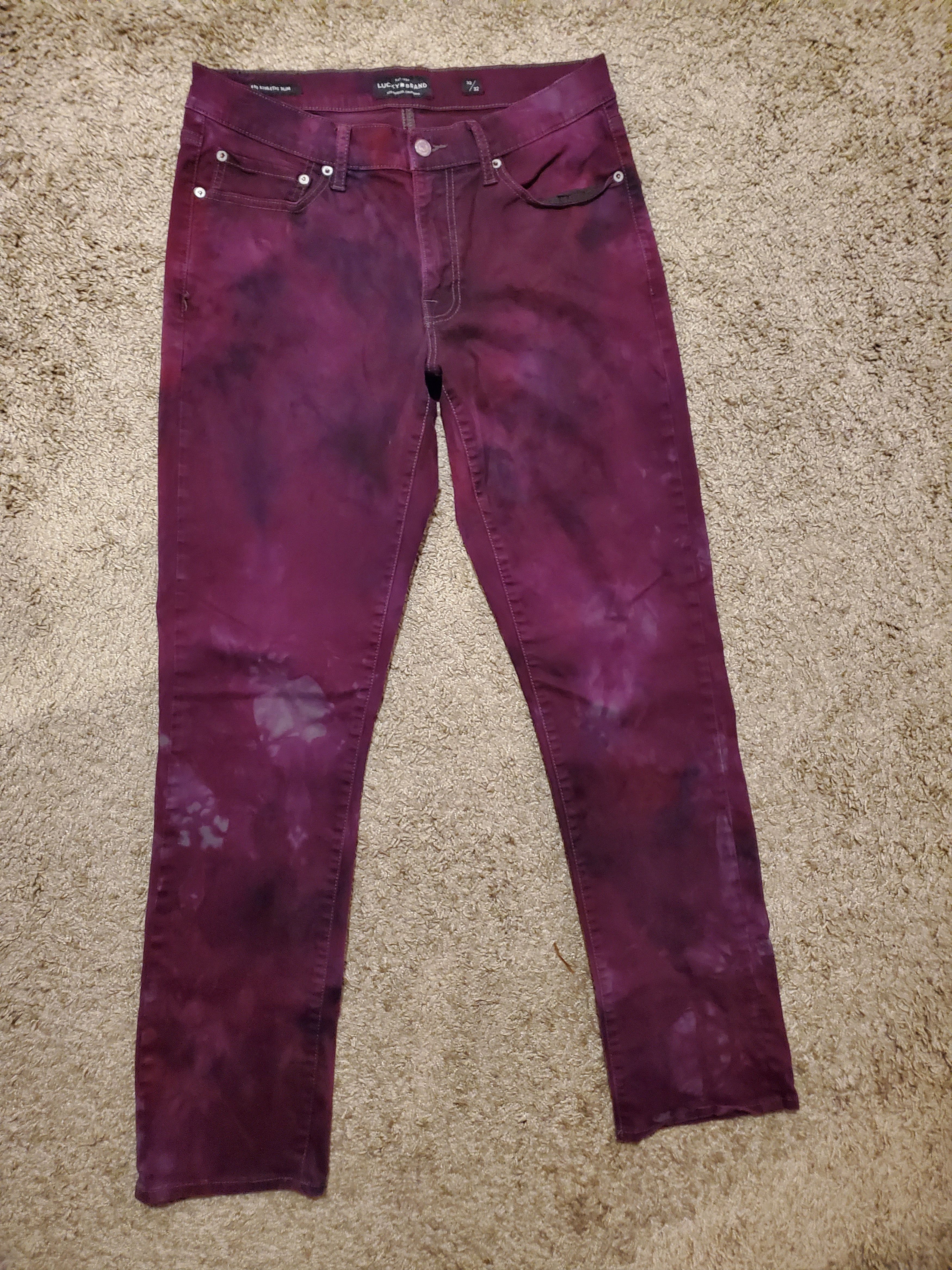 Lucky Brand *NWOT* Unique Lucky Brand Tie-Dye Skinny Jeans (32x32) Size US 32 / EU 48 - 1 Thumbnail