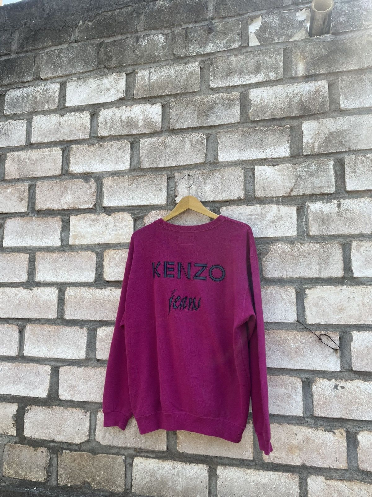 Kenzo × Vintage Vintage Kenzo Jeans sweatshirt Size US L / EU 52-54 / 3 - 2 Thumbnail