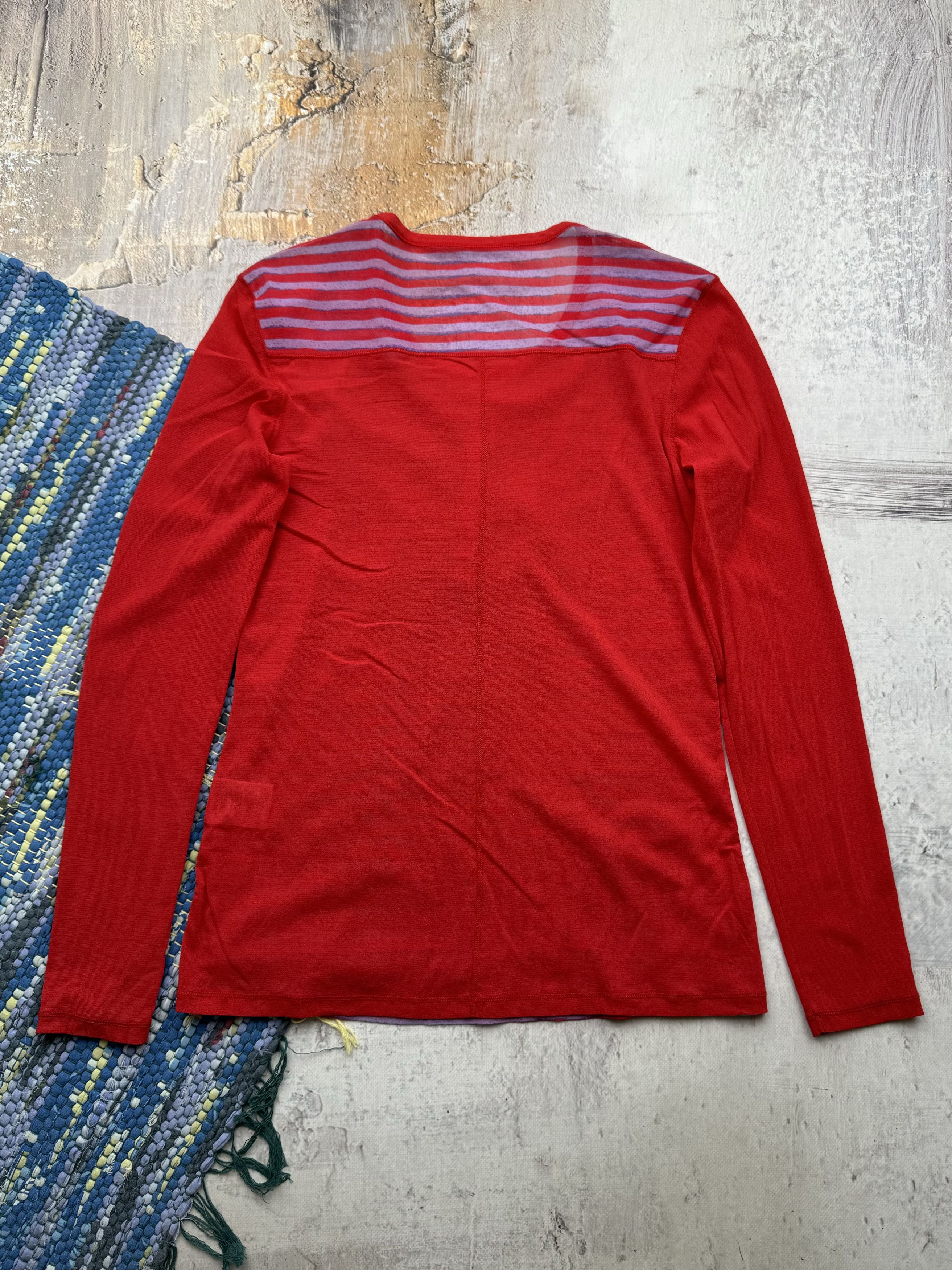 Vintage Vintage Printed Long Sleeve With Mesh Details A597(196) Size S / US 4 / IT 40 - 7 Thumbnail