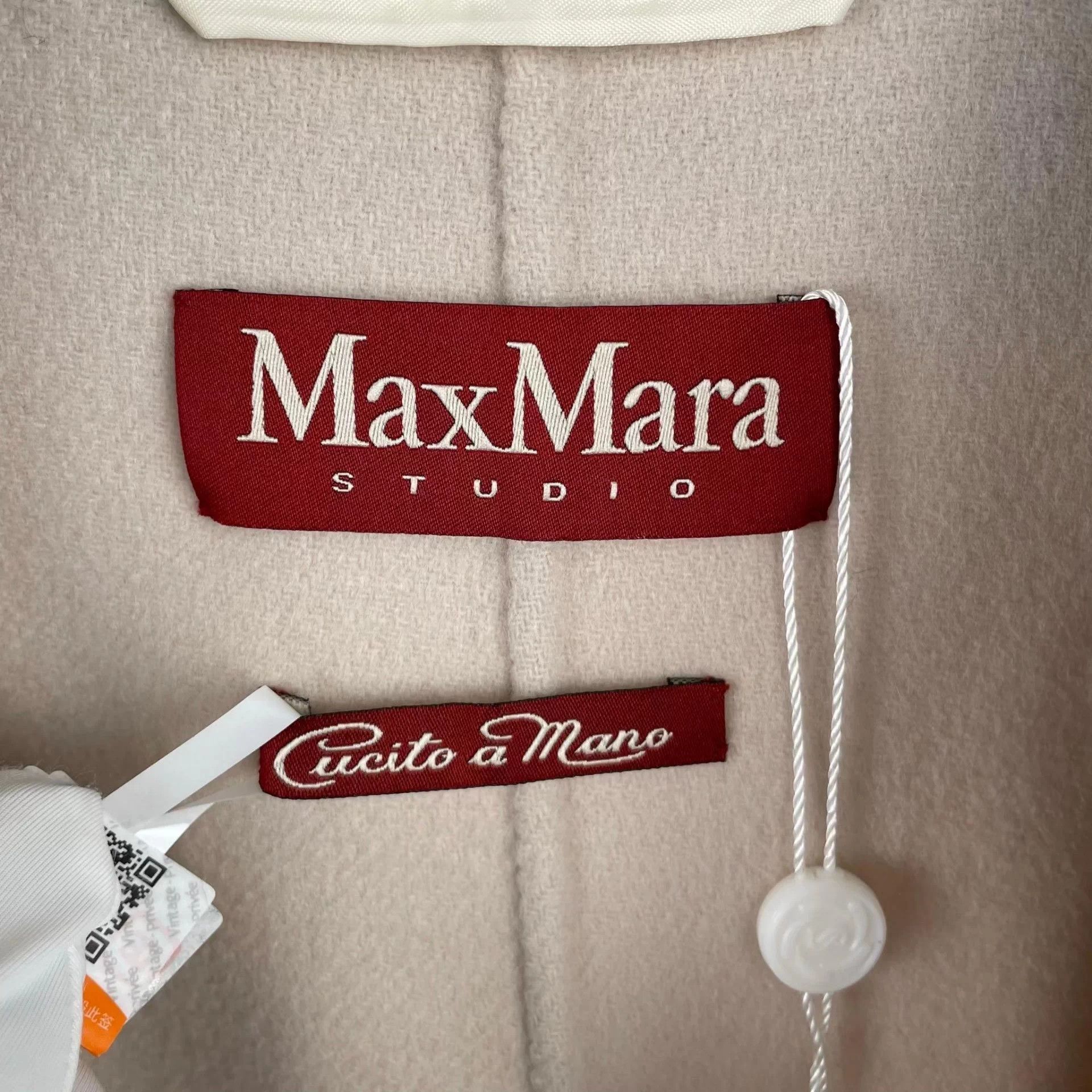 Max Mara MaxMara STUDIO Women's Wool Cashmere Coat 155/80A Size XS / US 0-2 / IT 36-38 - 3 Thumbnail