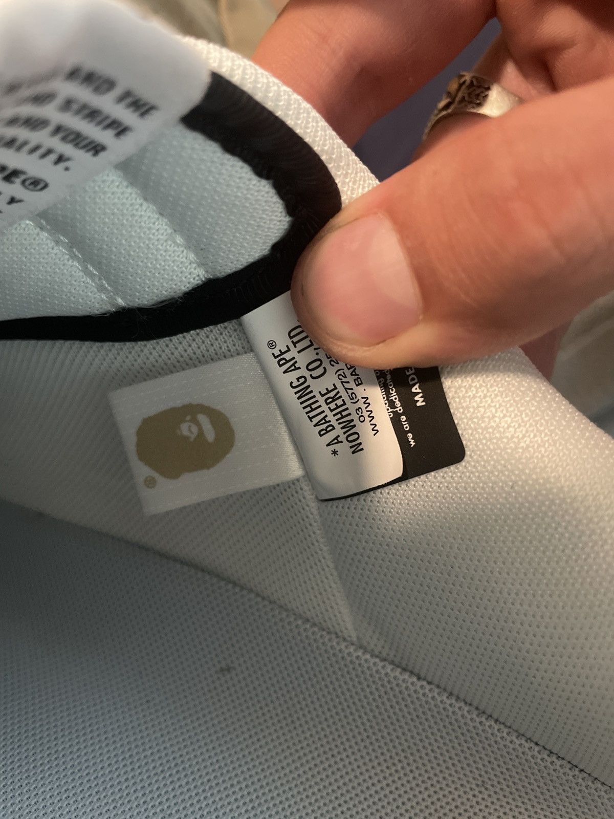 Bape Bapesta Snakeskin Beige Sneakers Size US 12 / EU 45 - 9 Thumbnail