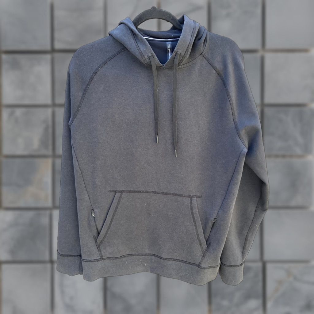Ten Thousand Ten Thousand Hoodie Black Midweight Tech M Cotton PILLING Active Huckberry Mens Hoodie Pullover Logo Solid Black Size US M / EU 48-50 / 2 - 1 Thumbnail