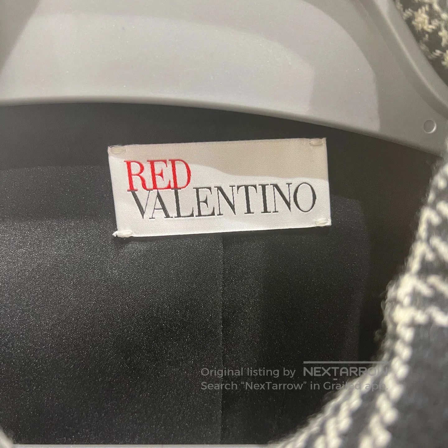 Valentino Valentino Black White Plaid Short Coat. Size US S / EU 44-46 / 1 - 2 Thumbnail