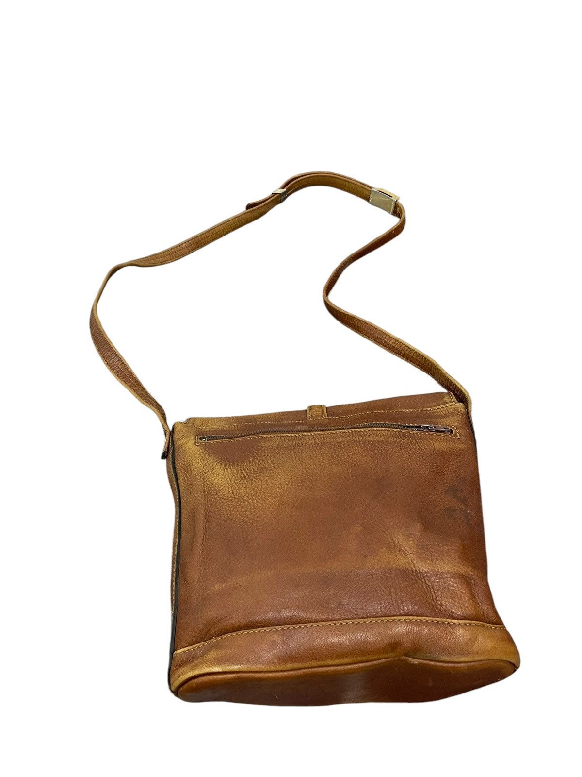 Comme des Garcons × Stussy Full Leather Vtg Pourchet Paris Cross Body Bag 9🟩 Size ONE SIZE - 15 Thumbnail