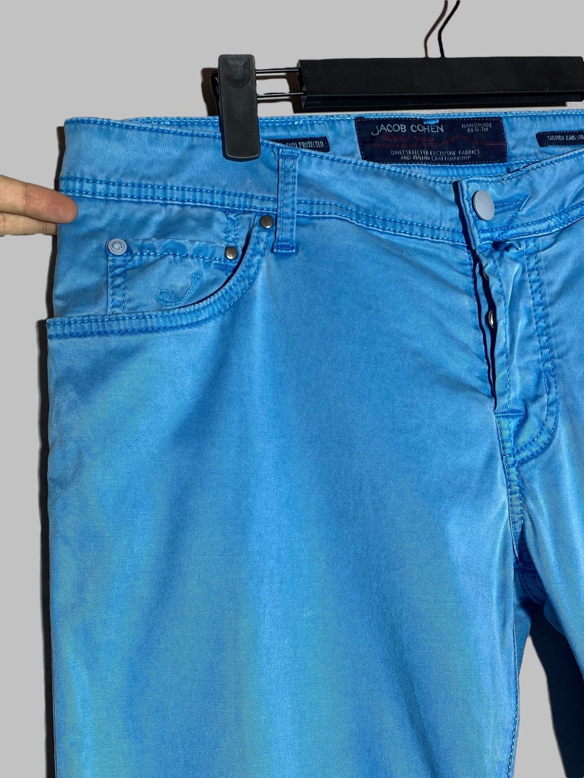 Jacob Cohen Jacob Cohen 622 Style Sky Blue Jeans Size US 35 - 7 Thumbnail