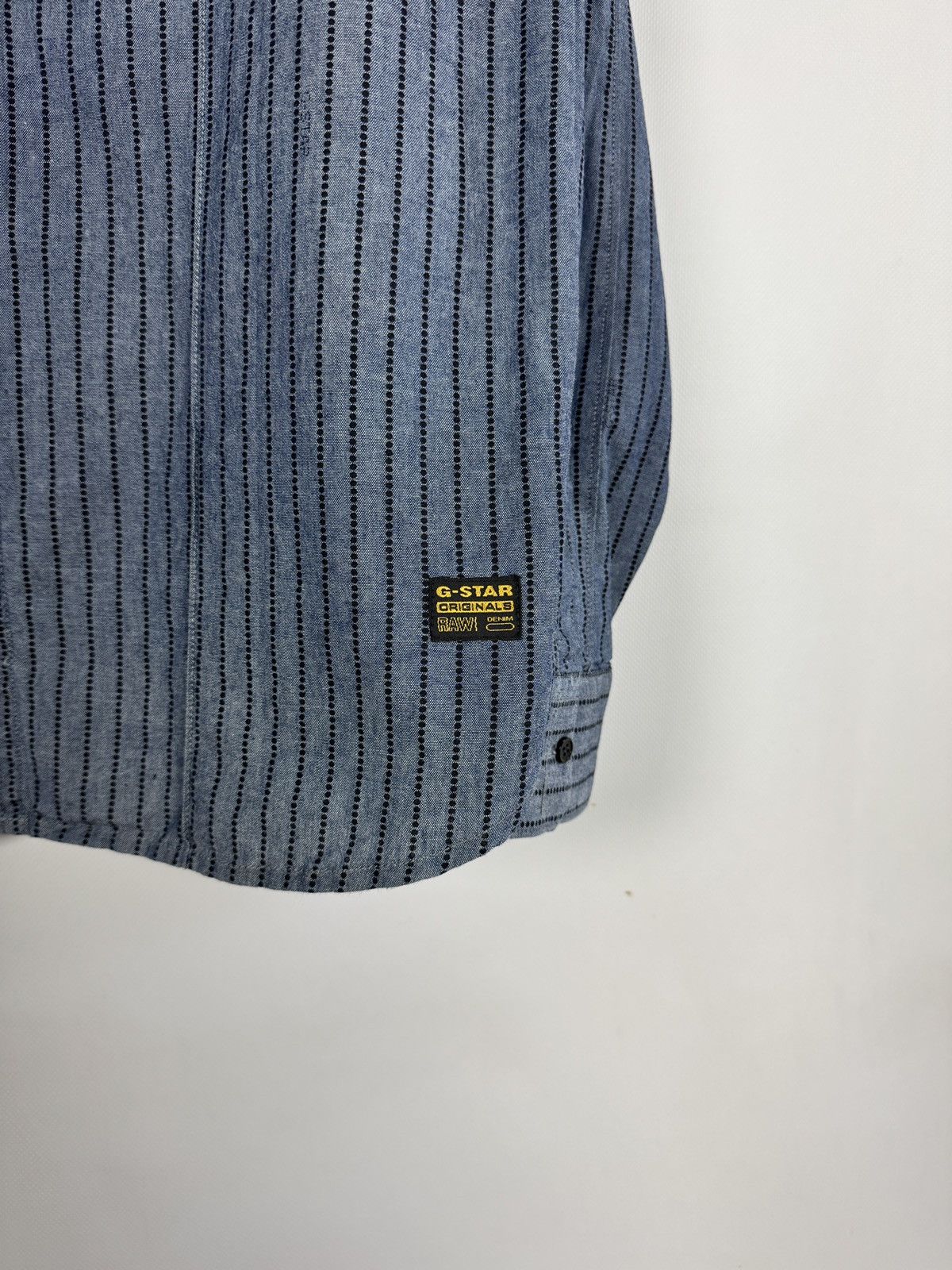 G-Star G-Star Raw Modernist Penn Striped Long Sleeve Striped Shirt Size US XXL / EU 58 / 5 - 6 Thumbnail