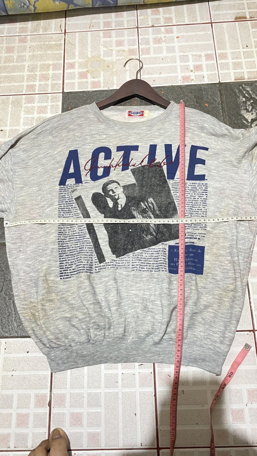 Japanese Brand Vintage Ronaldo sweatshirt 90s TRAILWAYS Size US L / EU 52-54 / 3 - 8 Thumbnail