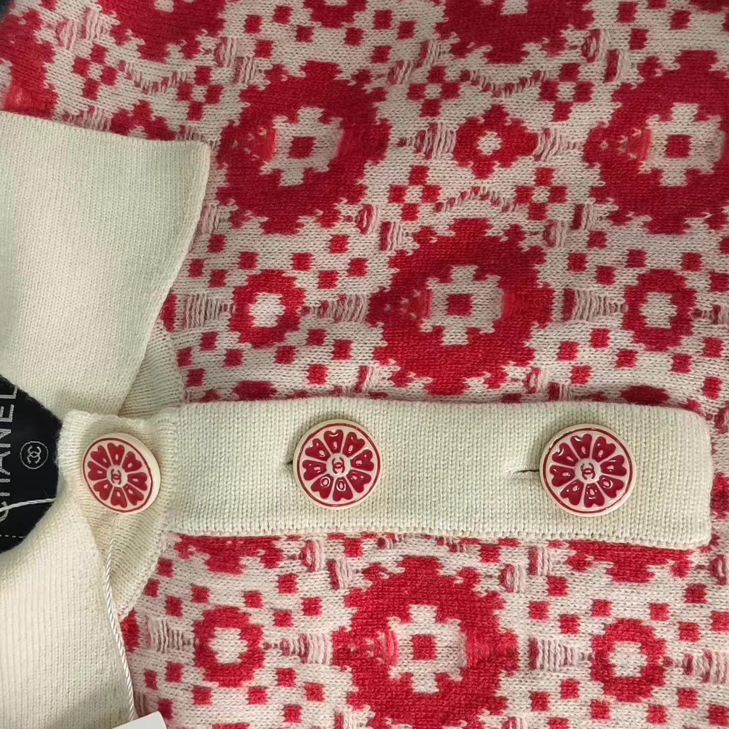 Chanel Chanel Women's Cashmere Floral Runway Dress 36 99 Size XS / US 0-2 / IT 36-38 - 4 Thumbnail