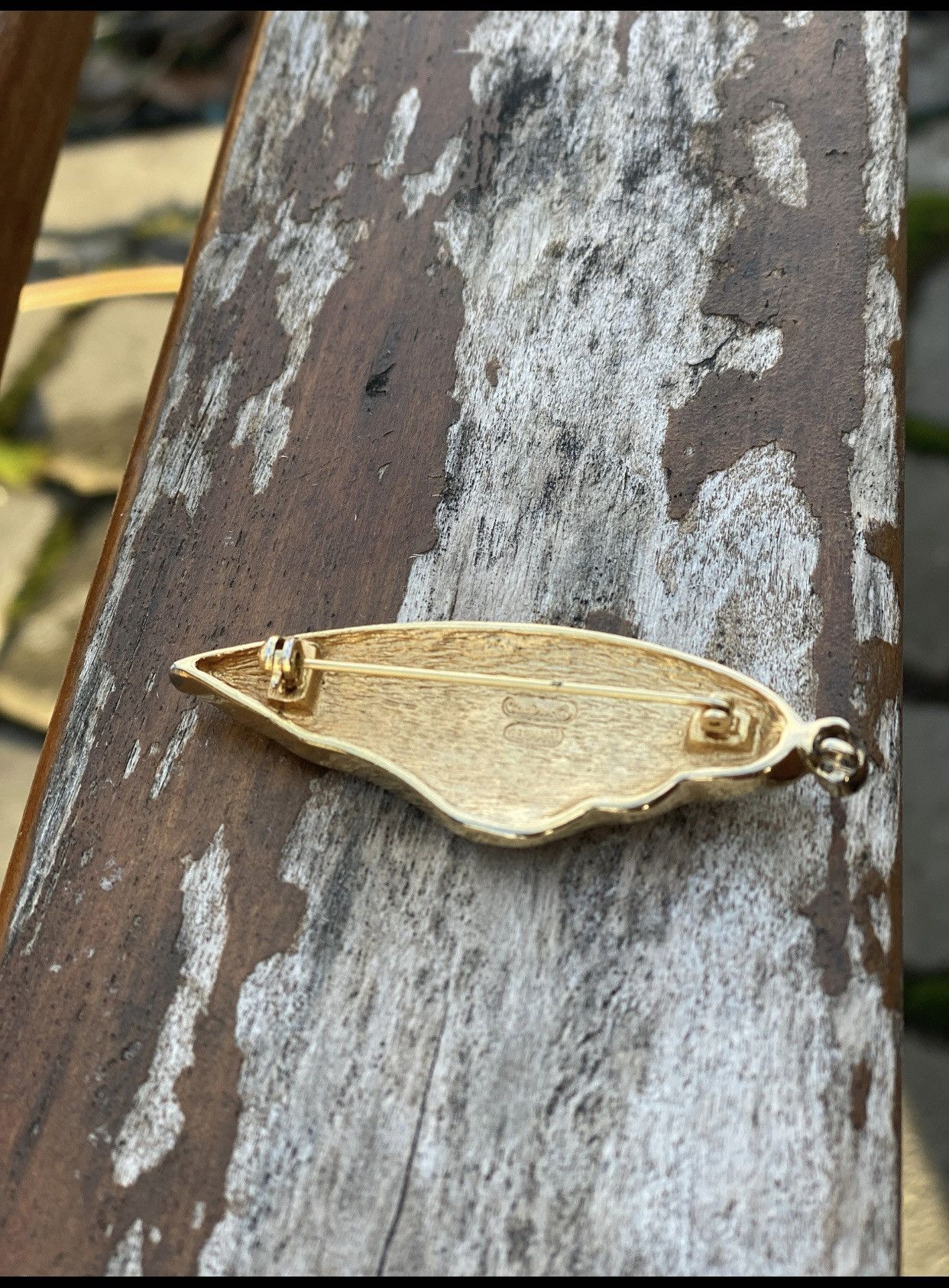 Dior Vintage 1970s Christian Dior Gold Plated Brooch Size ONE SIZE - 2 Thumbnail
