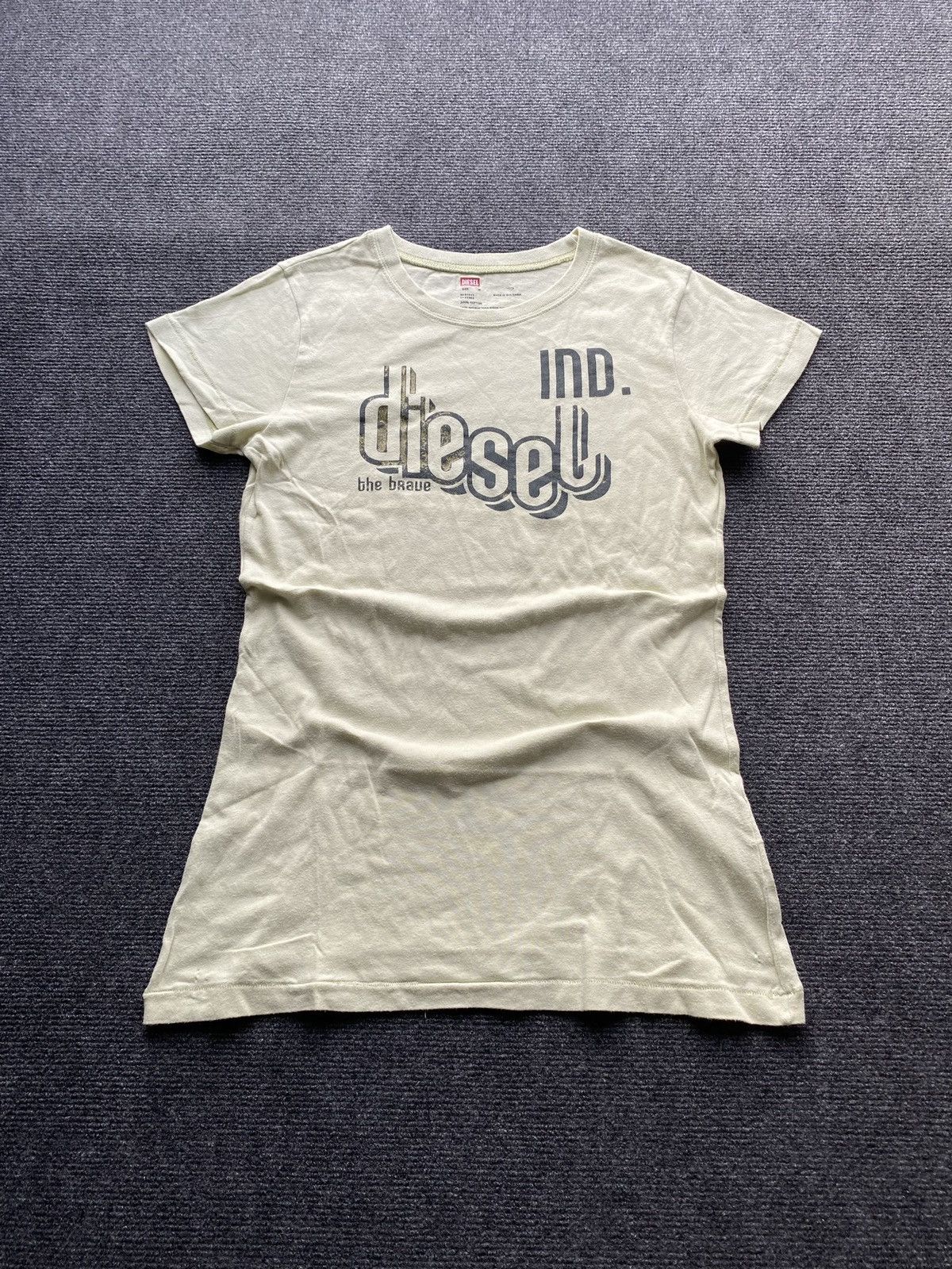 Diesel 🔥Opium Punk Diesel yellow faded top m alt gothic Size M / US 6-8 / IT 42-44 - 1 Thumbnail
