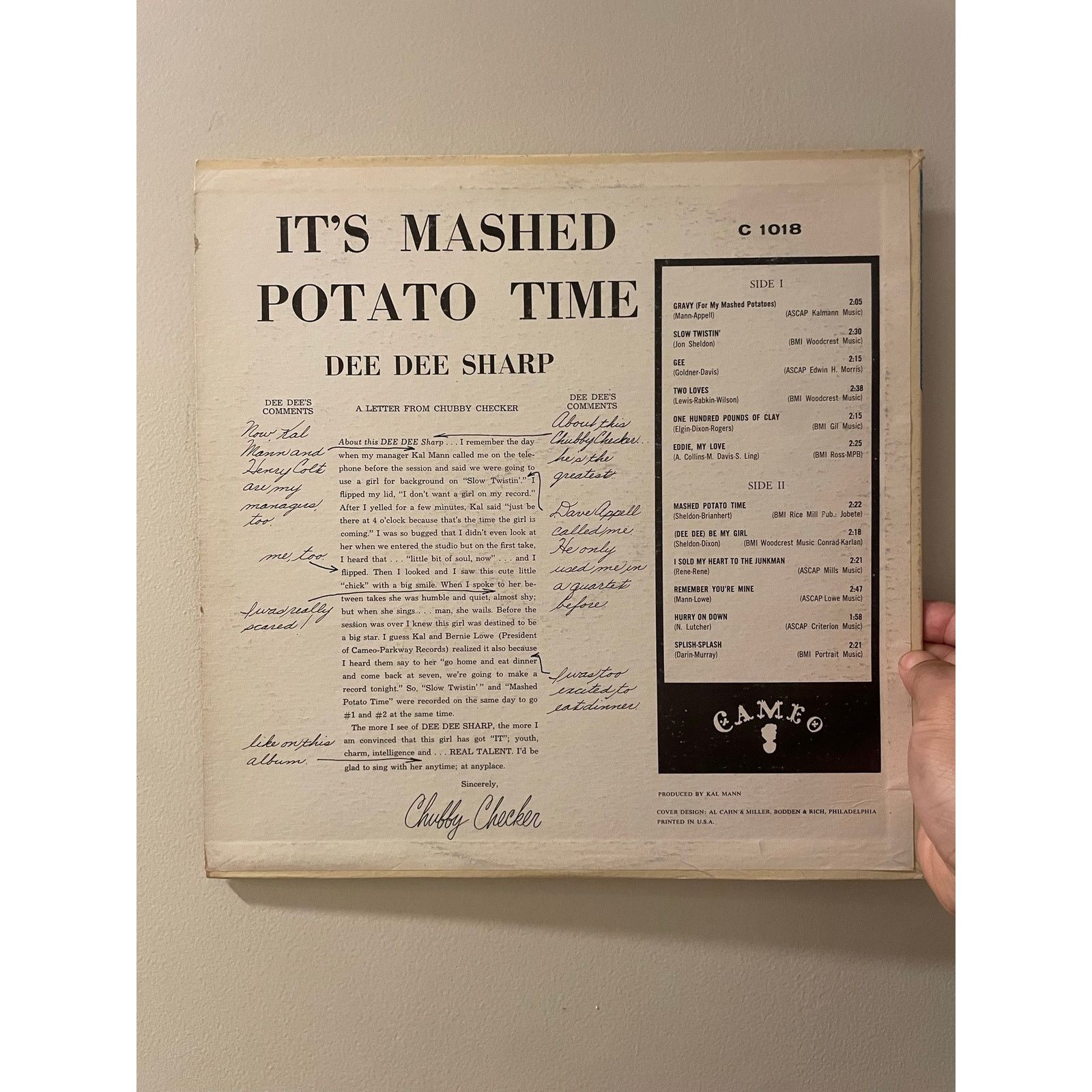 INTENTIONALLY BLANK Dee Dee Sharp - It's Mashed Potato Time LP vinyl record soul Size ONE SIZE - 2 Thumbnail