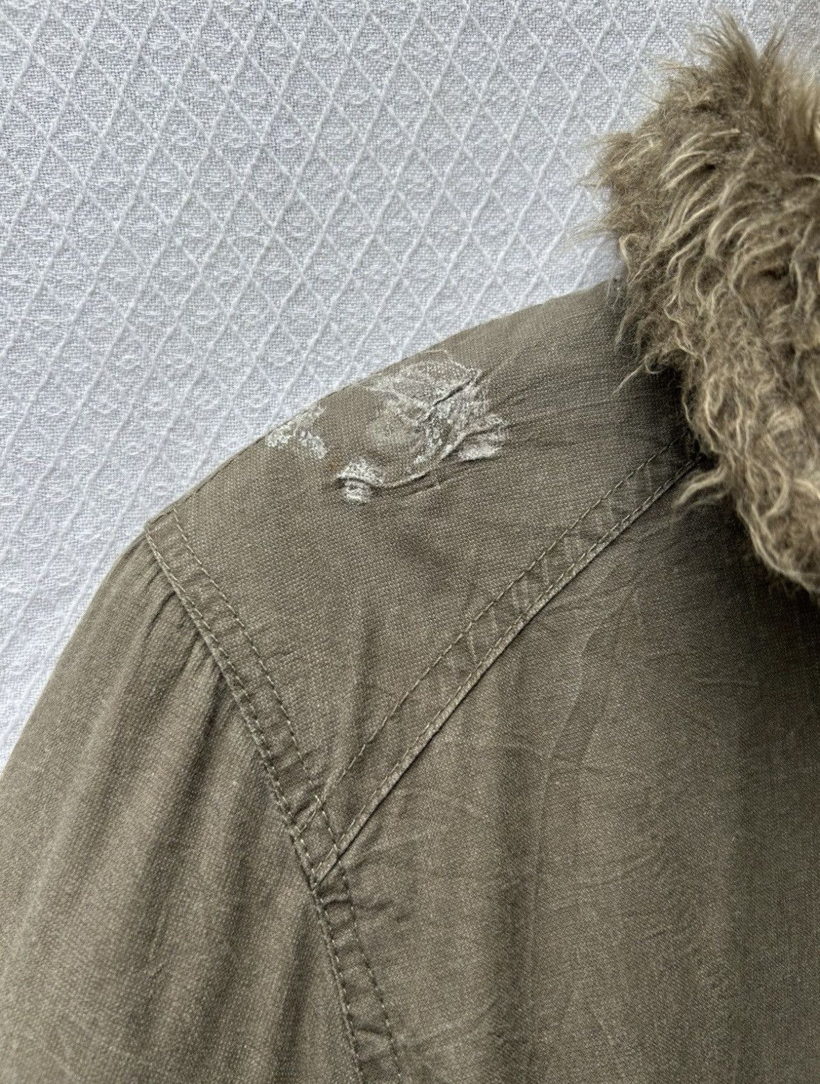 Japanese Brand Faux fur zip jacket parka japanese style ifsixwasnine LGB Size US L / EU 52-54 / 3 - 5 Thumbnail