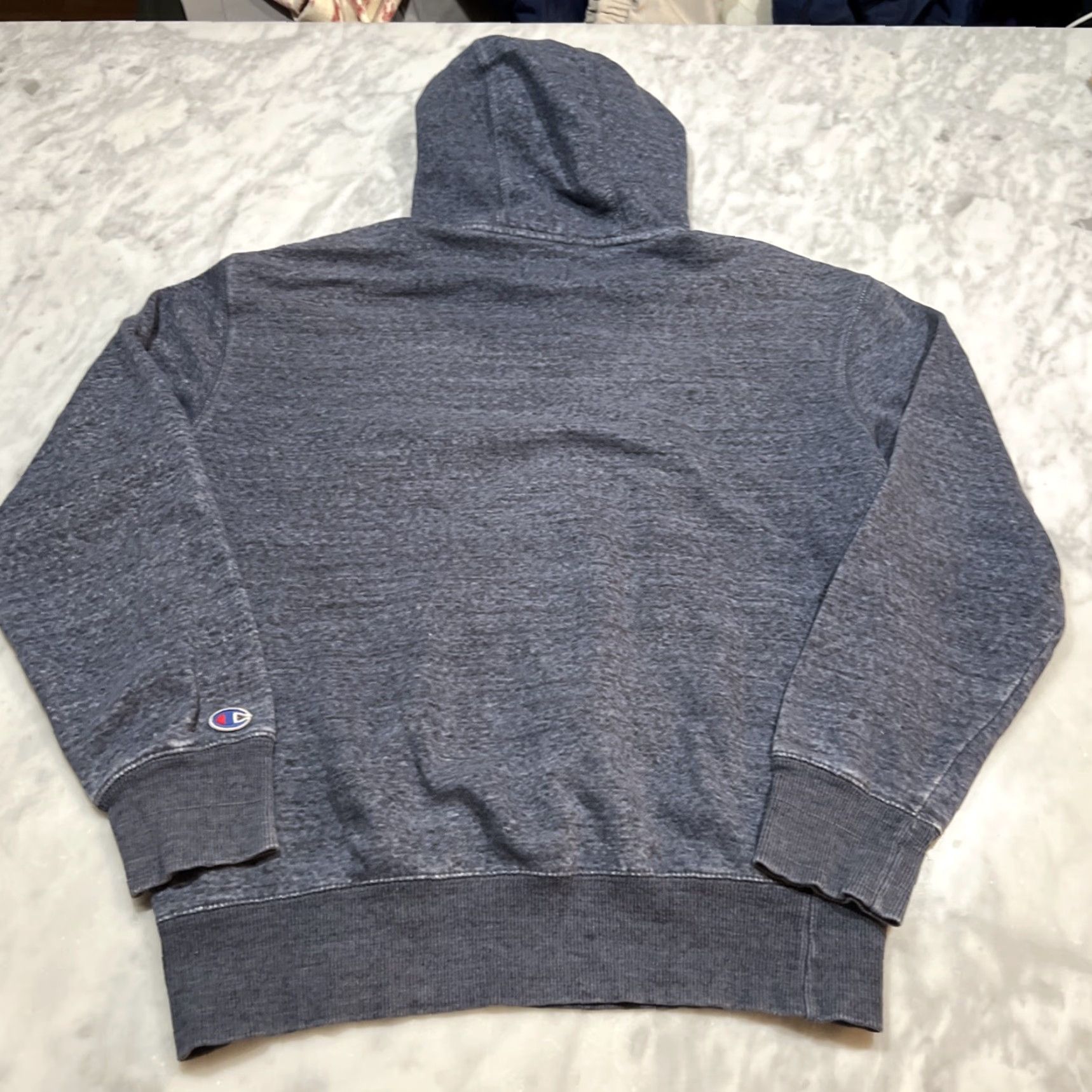Champion Champion NY Sweatshirt Mens Medium New York Spellout Hoodie Pocket Drawstring Size US M / EU 48-50 / 2 - 5 Thumbnail