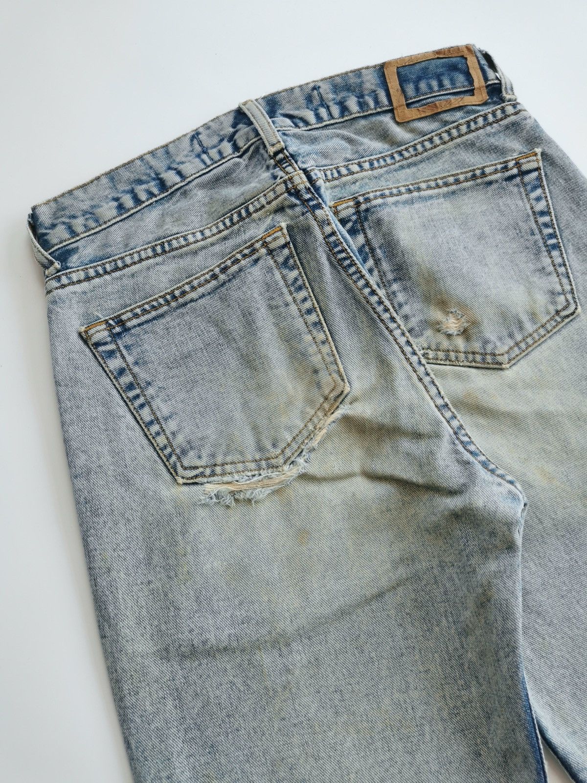 Gap Thrashed Distressed Boot Fit Gap Faded Denim Jeans Size US 30 / EU 46 - 5 Thumbnail