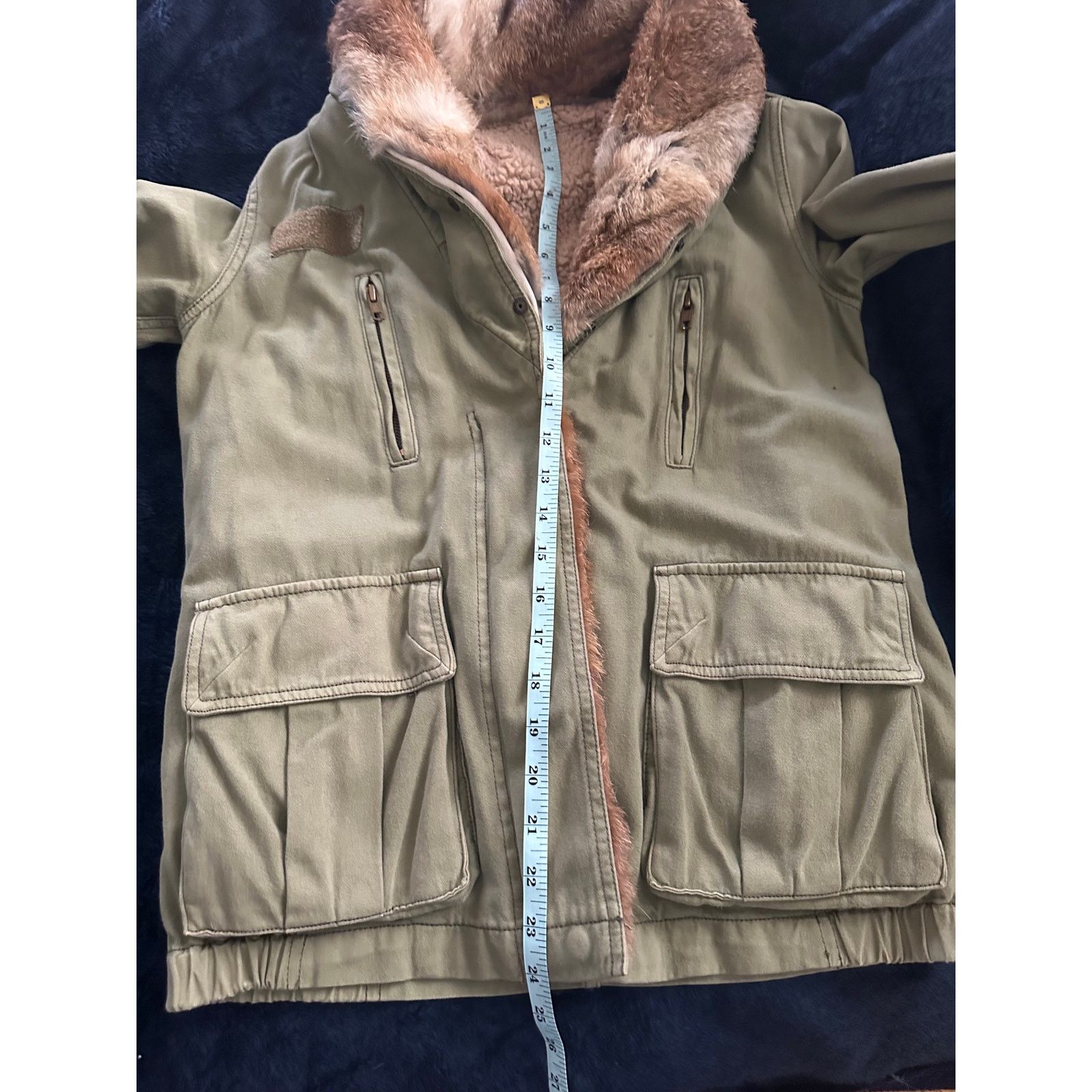 Other VINTAGE JAPANESE ARMY UTILITY JACKET FUR & SHEARLING LINED Size S / US 4 / IT 40 - 7 Thumbnail