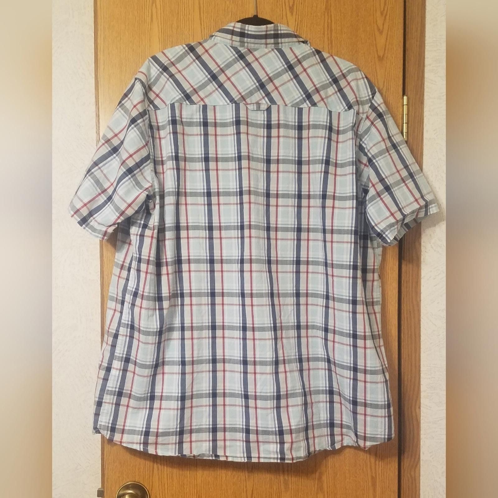 Designer Sun River Casual Plaid Button-Down Shirt XL Size US XL / EU 56 / 4 - 2 Thumbnail