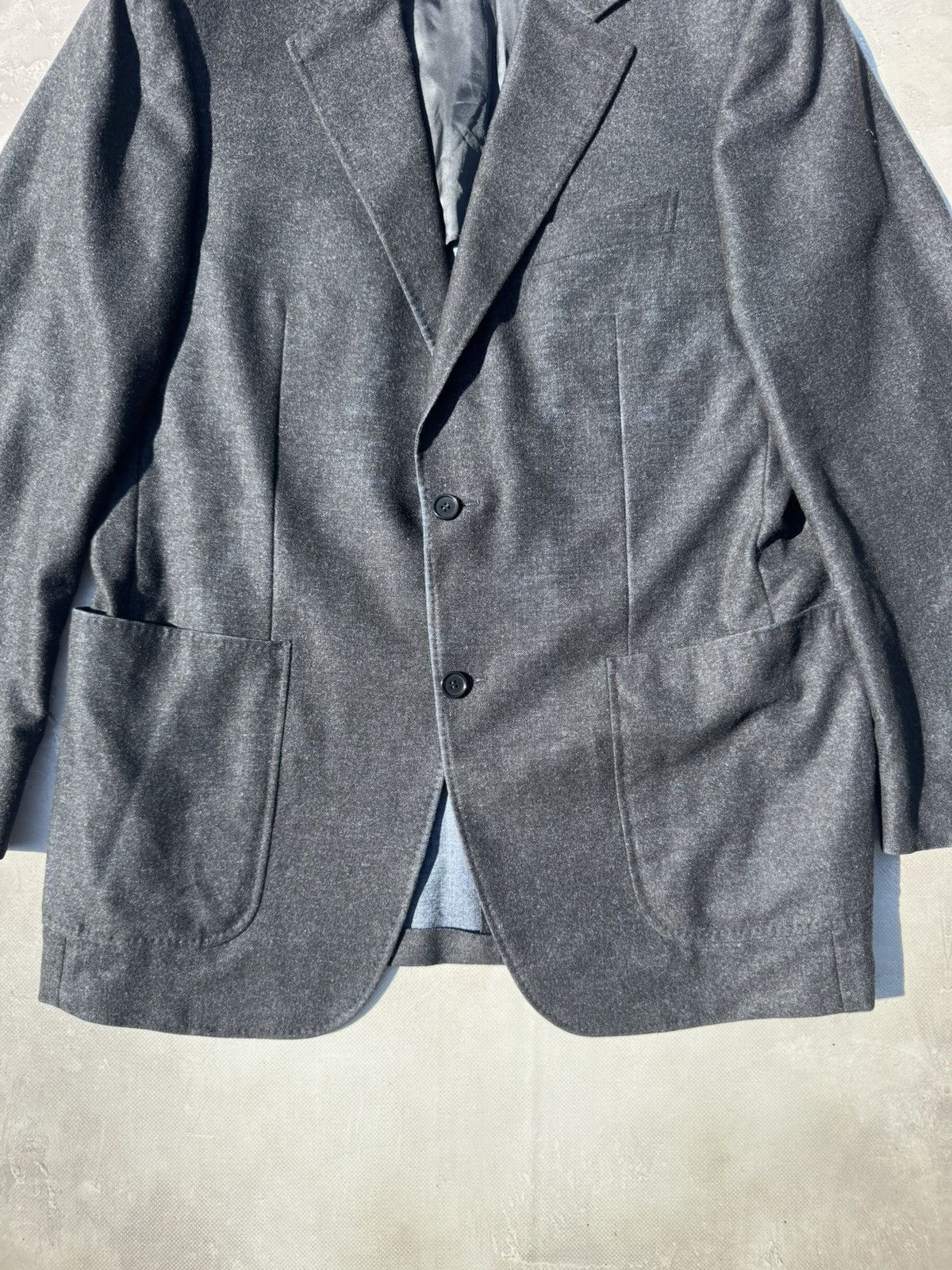 Canali Vintage Canali Black Wool Blazer size 52R Size 52R - 5 Thumbnail