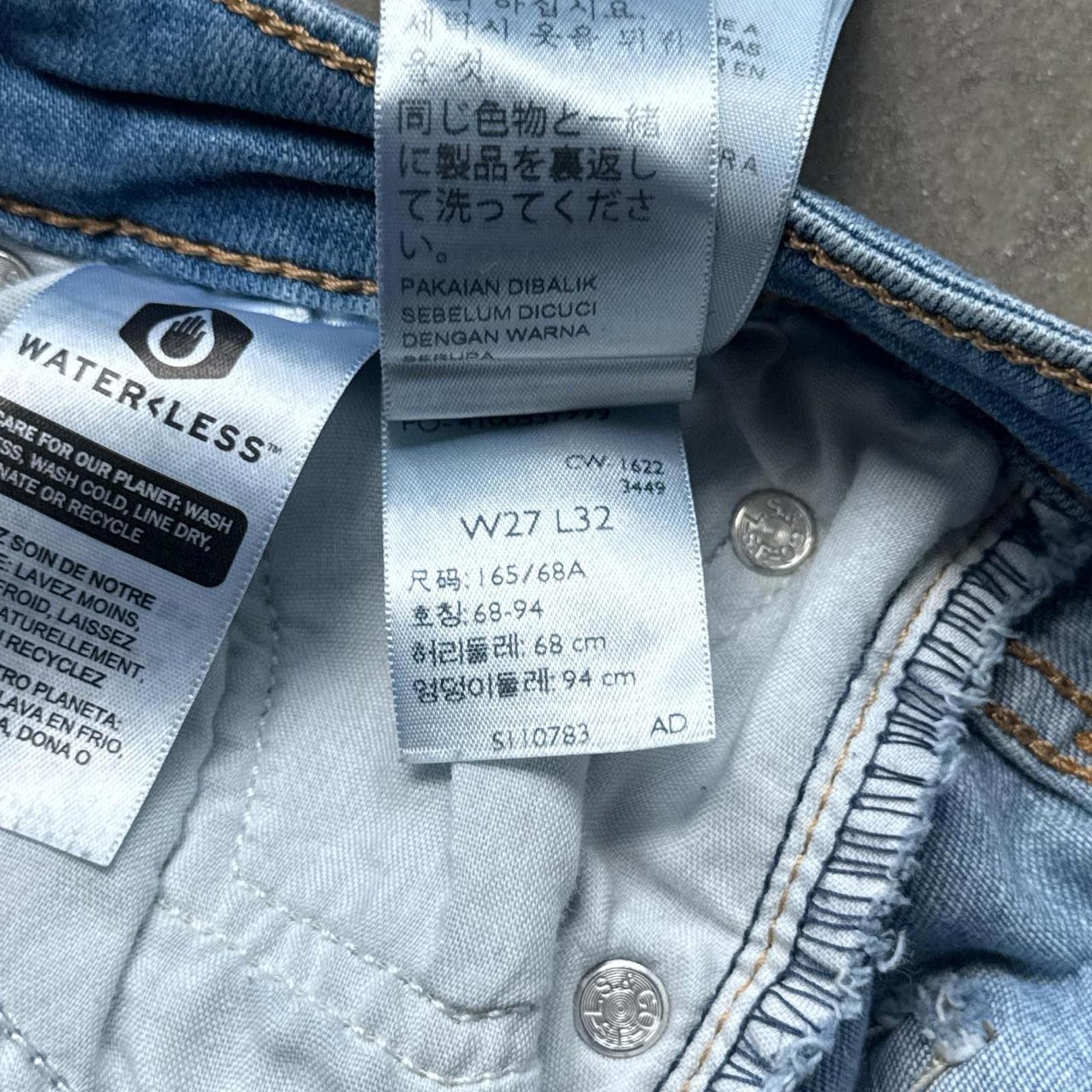 Levi's Distressed Levis Flare Blue Jeans With Ripped Details Size 27" / US 4 / IT 40 - 8 Thumbnail