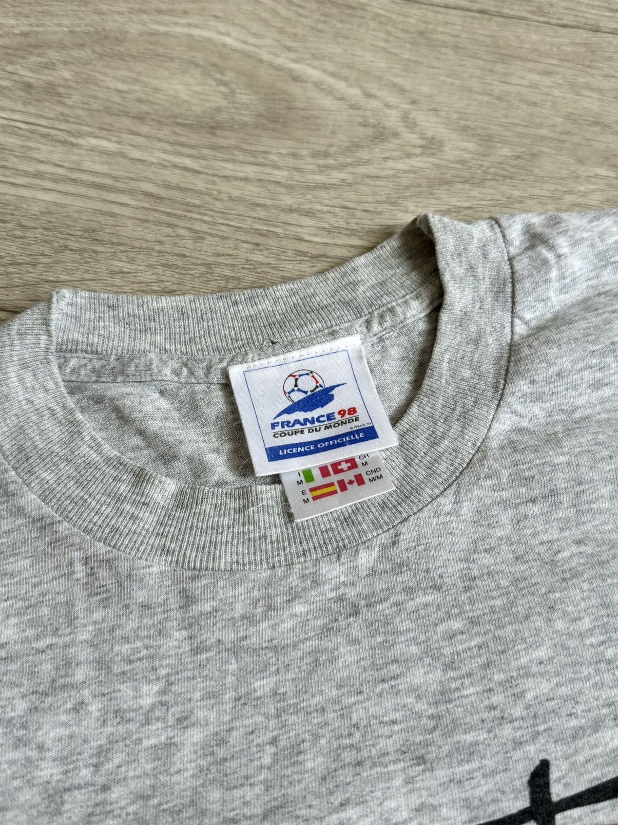 Vintage 🔷Vintage Erima France 1998 Coupe Du Monde T-shirt🔷 Size US M / EU 48-50 / 2 - 5 Thumbnail