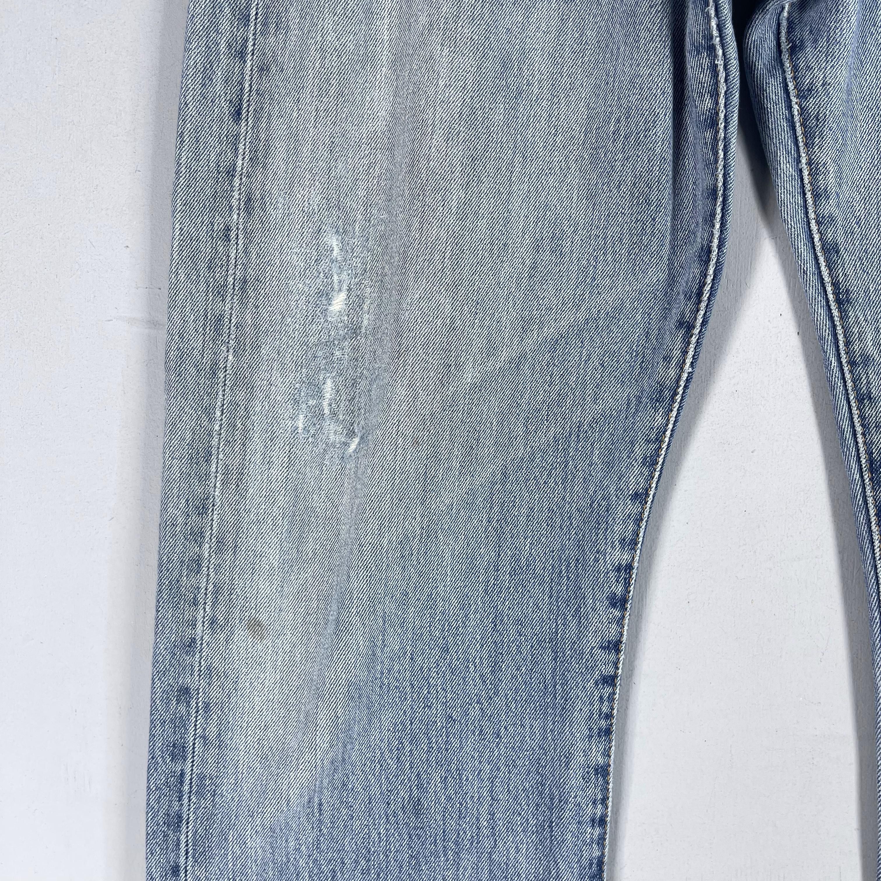 Levi's × Vintage Size 35 Vintage Levis 501 Distressed Reinforced Jeans Size US 35 - 7 Thumbnail