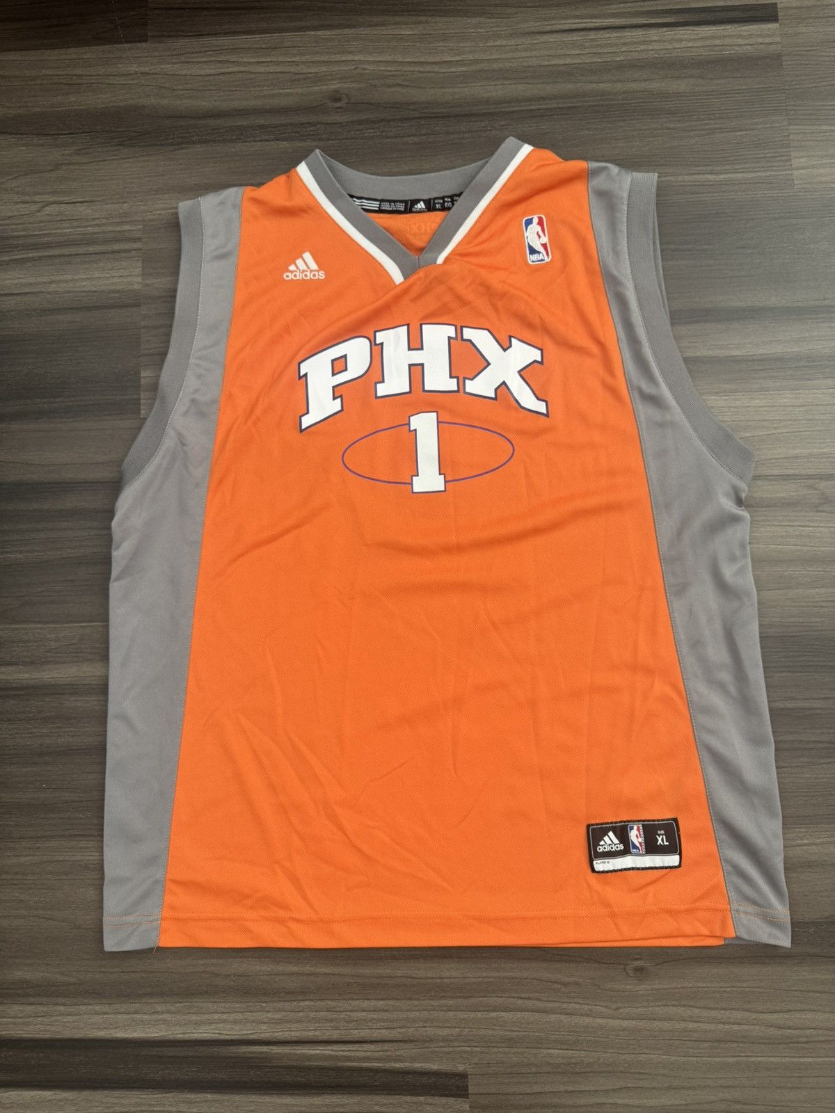 Adidas Youth Size XL Adidas Phoenix Suns Goran Dragic #1 NBA Jersey Size US XL / EU 56 / 4 - 1 Thumbnail