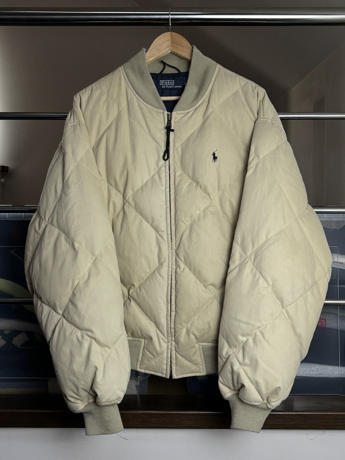 Polo Ralph Lauren Polo Ralph Lauren Vintage Quilted Bomber Jacket Size US XL / EU 56 / 4 - 1 Thumbnail