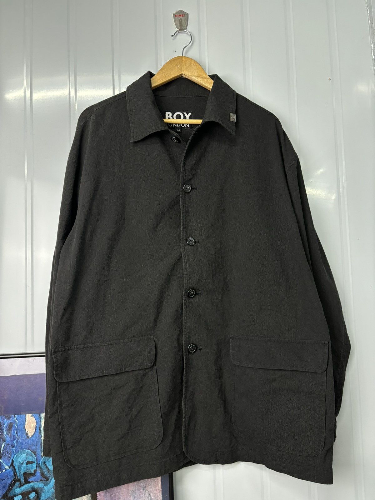 Boy London × Vintage RARE! Vintage Boy London Coach Jacket Designer Size US L / EU 52-54 / 3 - 2 Thumbnail