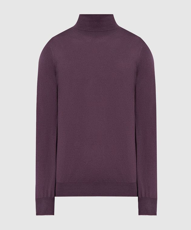 o1w1db10225 Cashmere Sweater in Dark Purple