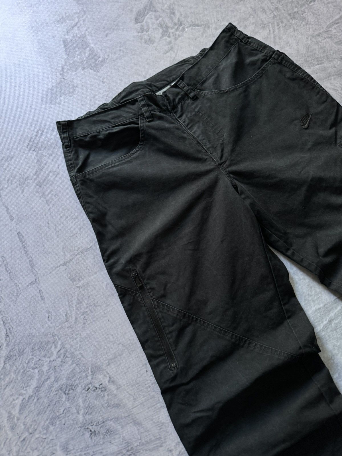 Nike × Vintage 00s Nike Vintage Cargo Baggy Pants Y2K Size US 32 / EU 48 - 4 Thumbnail