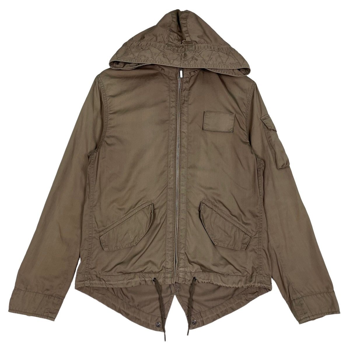 💥COMME CA ISM TACTICAL CARGO HOODIE JACKET
