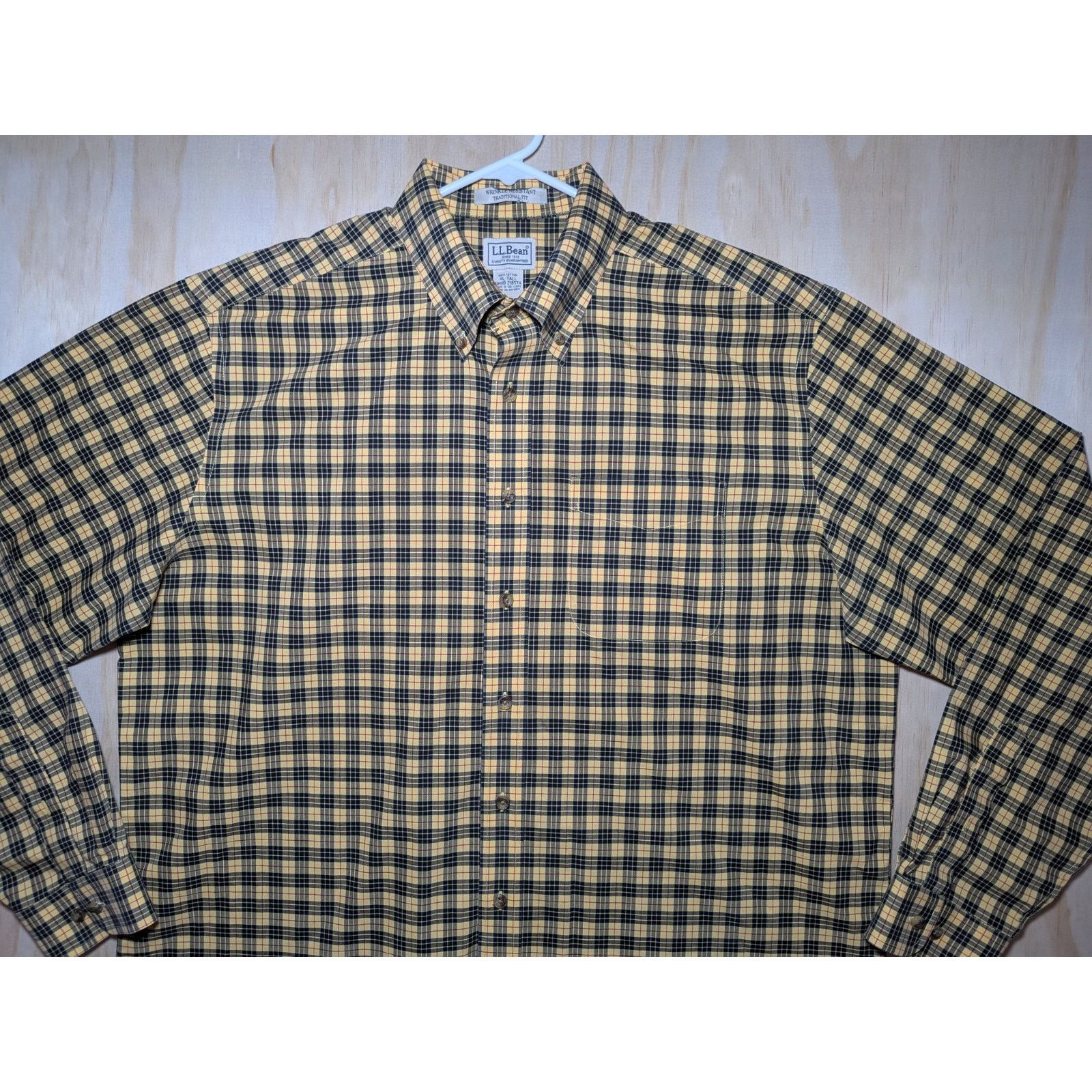 L.L. Bean LL Bean Men's XL-Tall Wrinkle Resistant Cotton Button-Down Size US XL / EU 56 / 4 - 3 Thumbnail