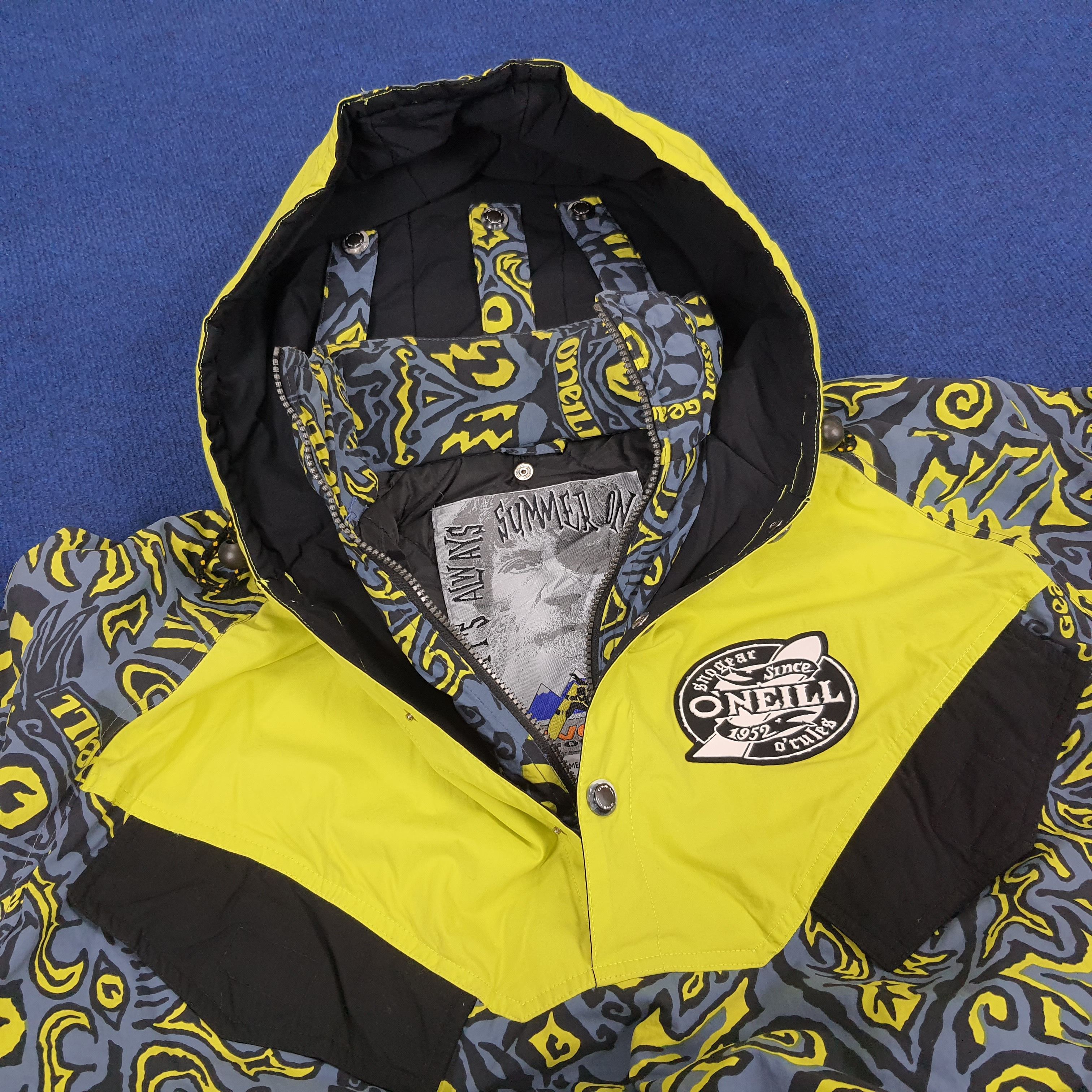 O'Neill × Vintage Vintage Oneill X-Pression Half Zipper With Hoodies Jacket Size US XXL / EU 58 / 5 - 5 Thumbnail