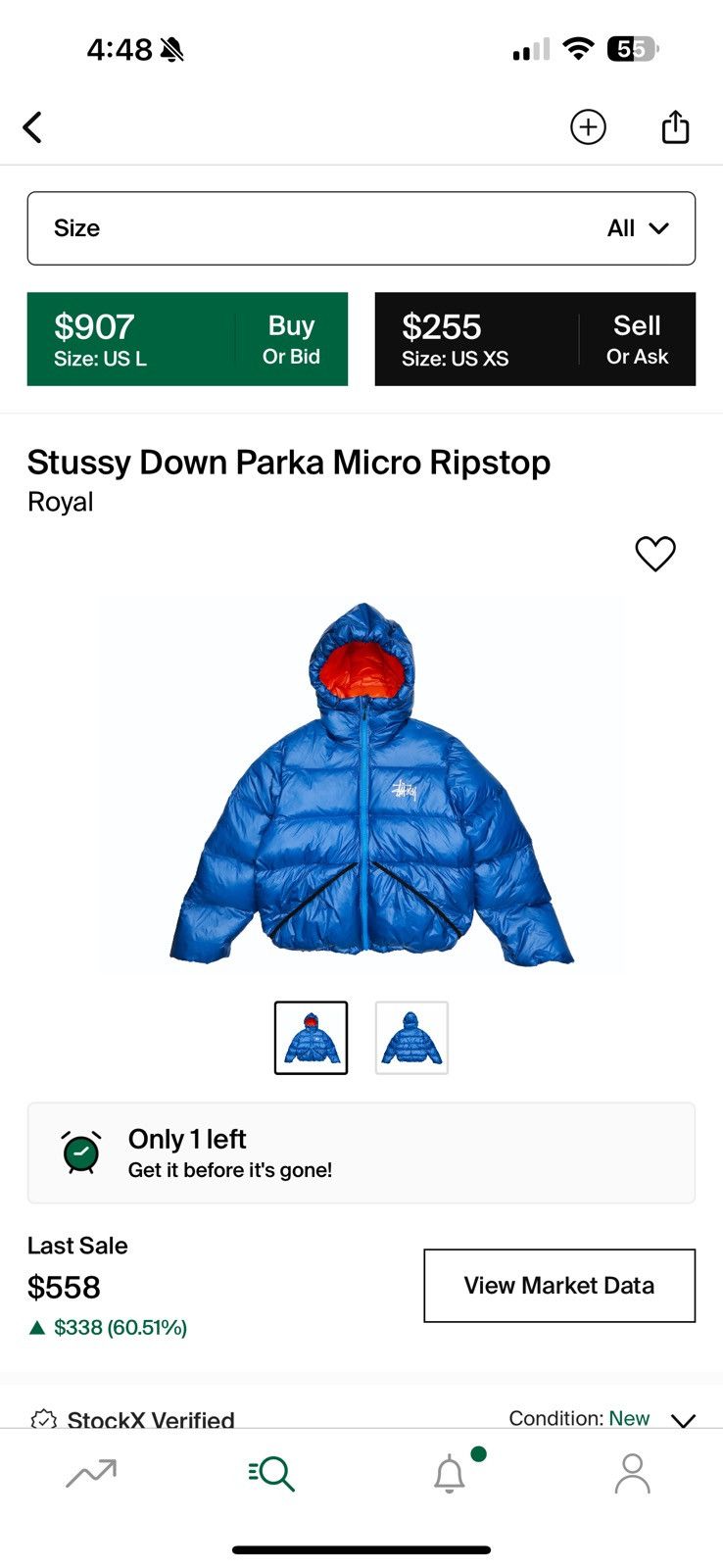 Stussy Stüssy Down Parka Micro Ripstop | Grailed