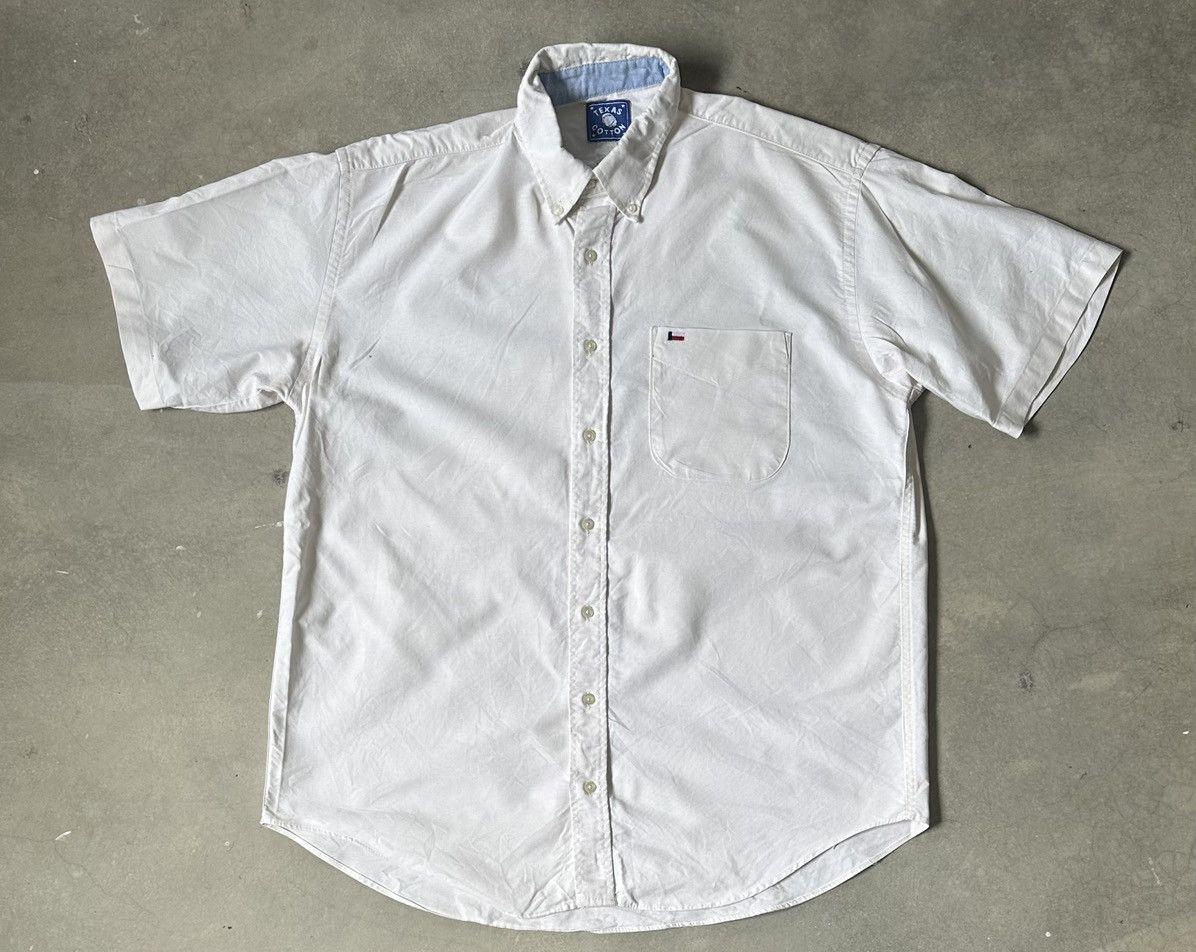 Vintage VINTAGE TEXAS COTTON MADE IN USA SHIRT Size US L / EU 52-54 / 3 - 1 Thumbnail