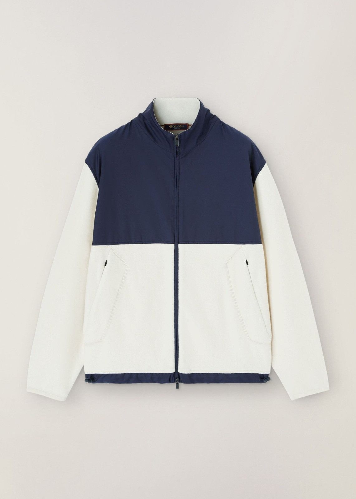 Loro Piana o1srvl11e1124 Icer Ski Bomber Jacket in White & Blue Size US L / EU 52-54 / 3 - 1 Thumbnail