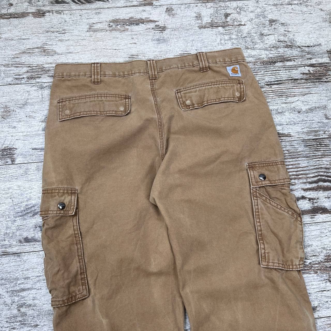 Carhartt Vintage Cargo Carhartt Workwear Pants Relax Fit Size US 36 / EU 52 - 9 Thumbnail