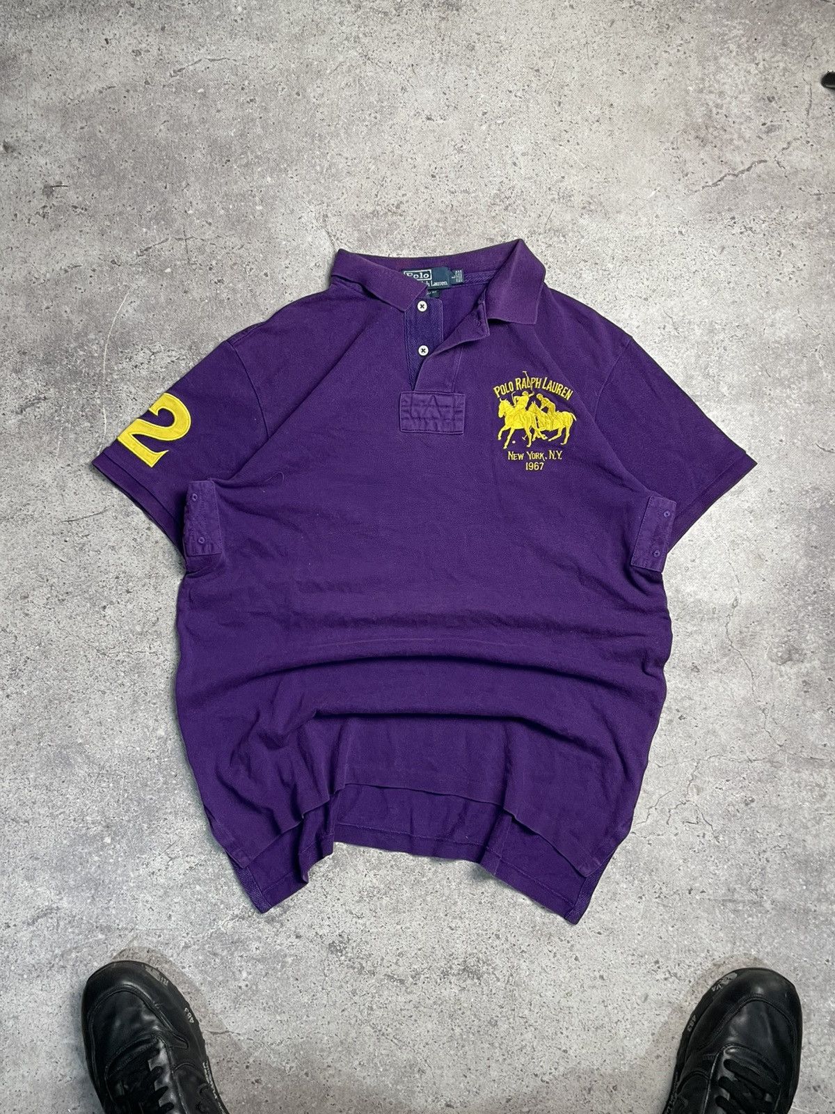 Polo Ralph Lauren Vintage Polo Ralph Lauren Rugby #2 Shirt Chief Keef Style Size US L / EU 52-54 / 3 - 1 Thumbnail