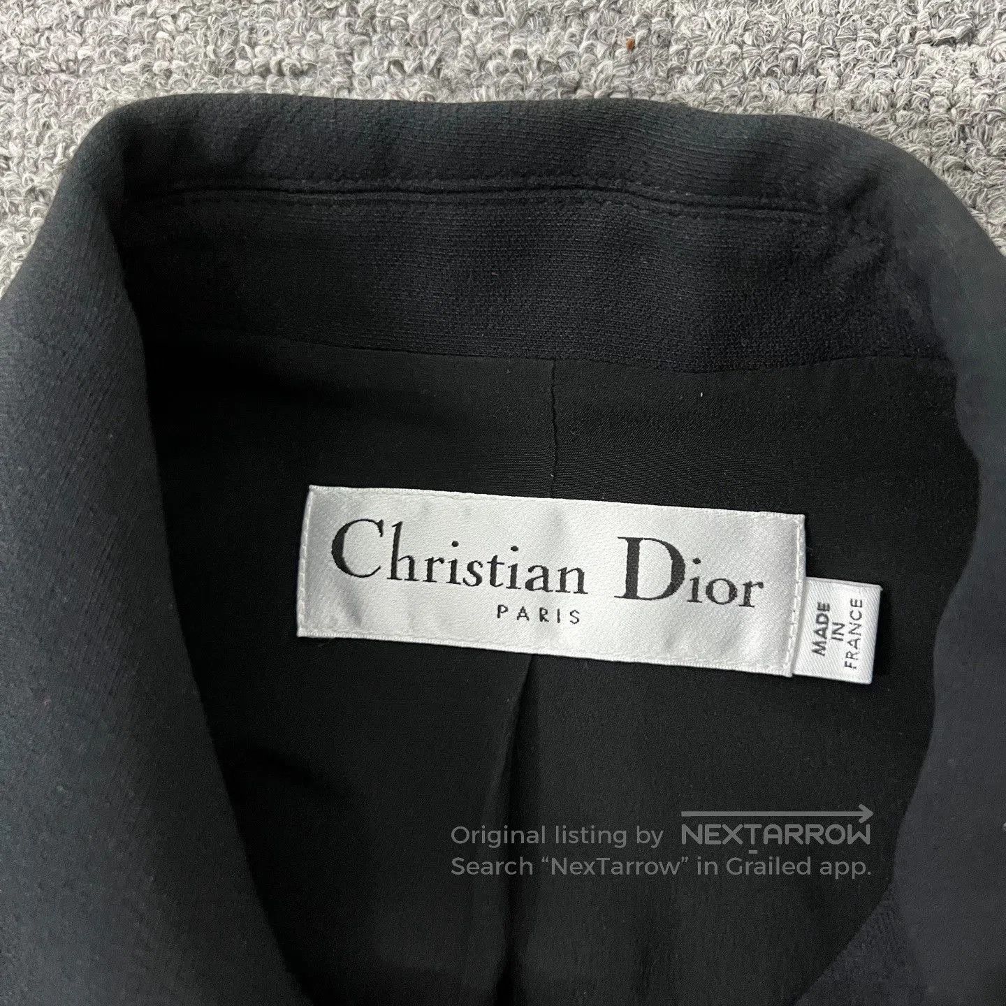 Dior Dior Black Sleeveless Wool Dress. Size XS / US 0-2 / IT 36-38 - 4 Thumbnail
