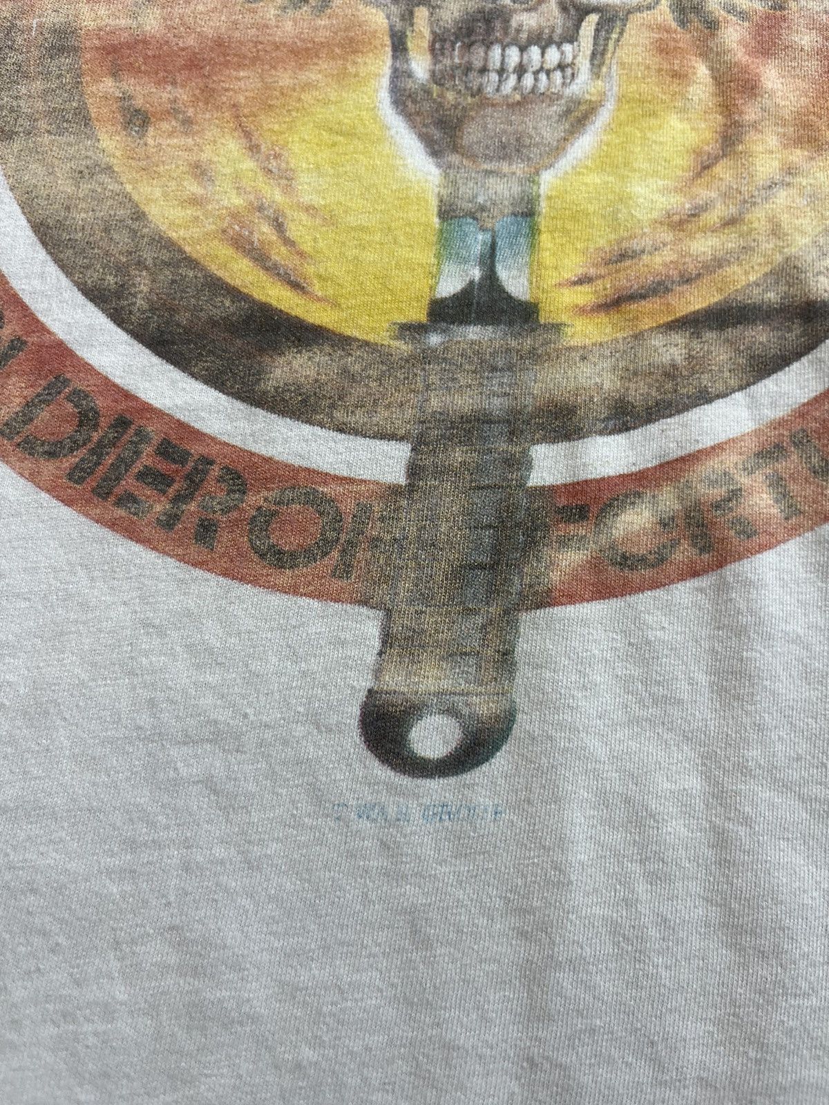Vintage Vintage SOLDIER OF FORTUNE magazine 90’s Tshirt Size US XL / EU 56 / 4 - 6 Thumbnail