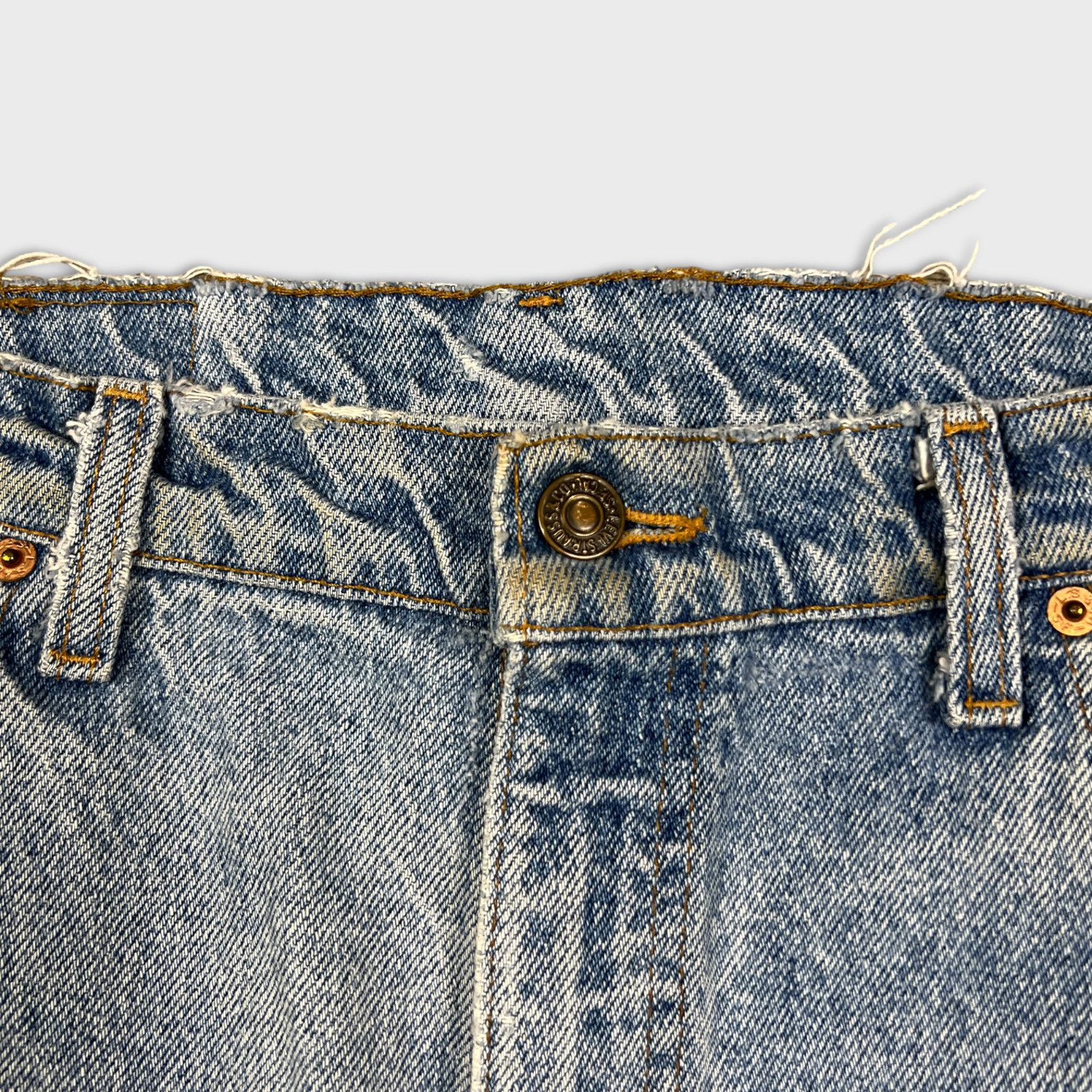 Levi's × Levi's Vintage Clothing Levi's Jeans 34x30 Baggy Relaxed Taper USA 90s Denim Pants Size US 34 / EU 50 - 3 Thumbnail