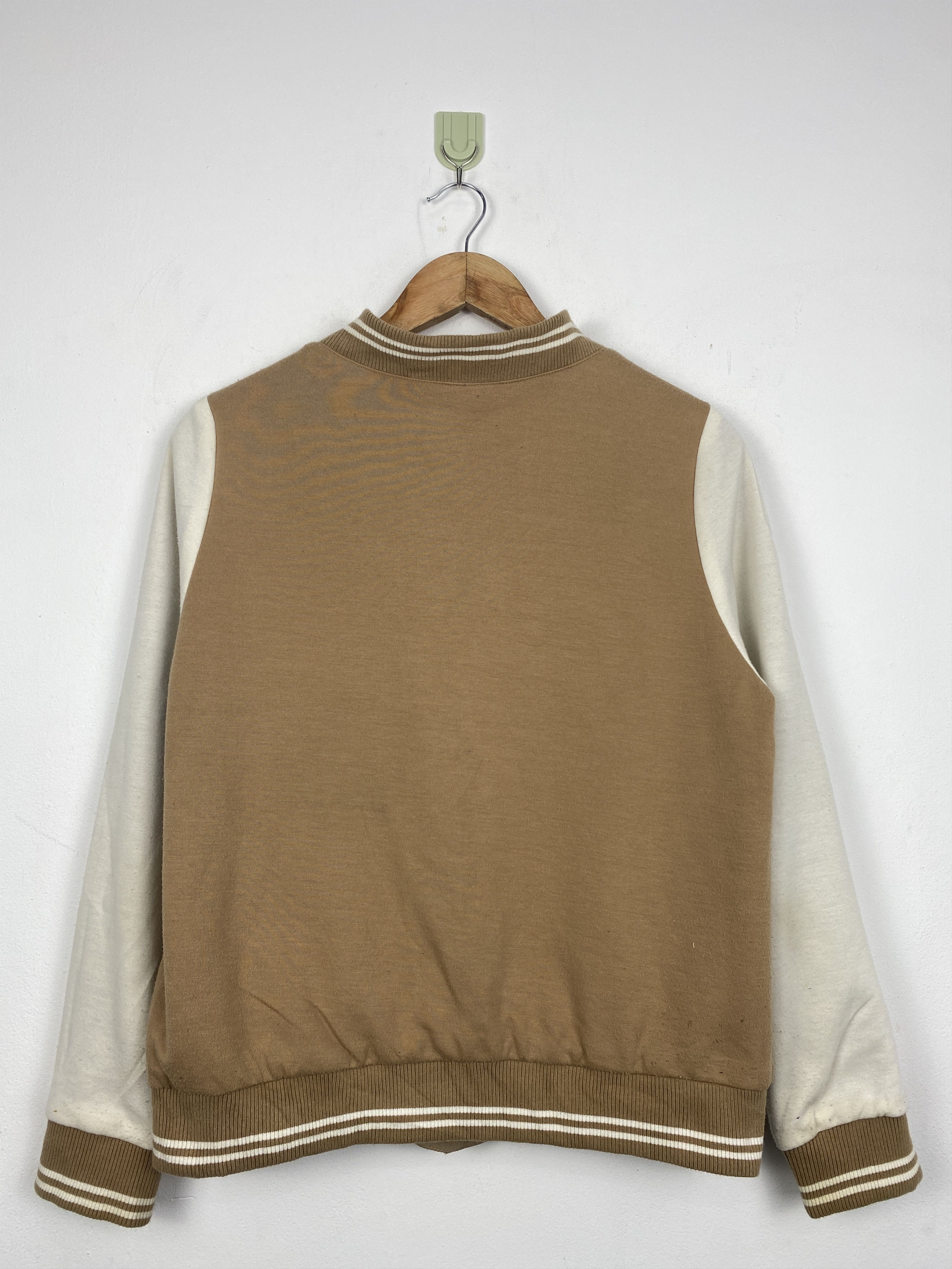 Olive Vintage Olive Reversible Button Up Bomber Varsity Jacket Size US M / EU 48-50 / 2 - 3 Thumbnail