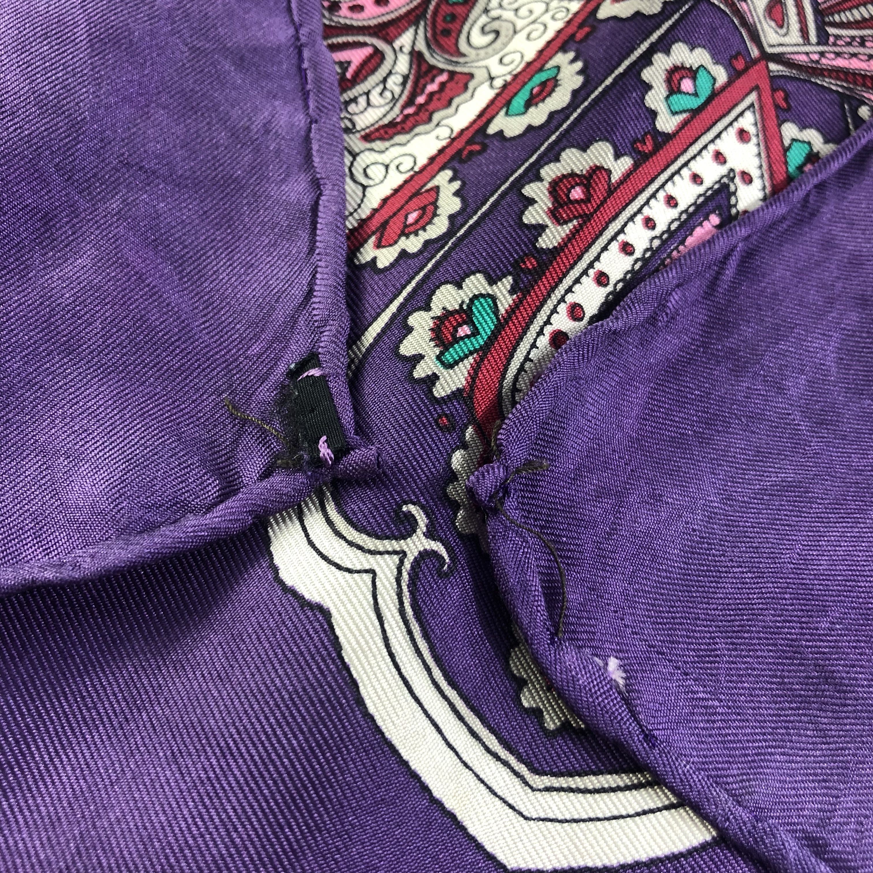 Carven Carven Hand Rolled Silk Scarf M528 Size ONE SIZE - 4 Thumbnail