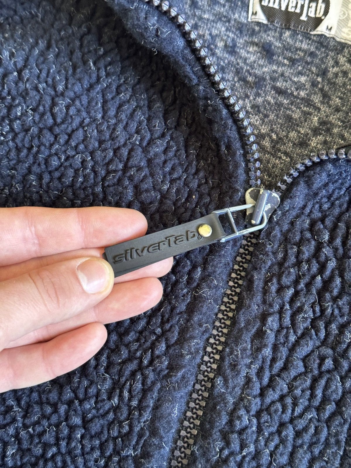 Levi's Vintage Levi’s Silver Tab Deep Pile Sherpa Fleece Jacket Size US M / EU 48-50 / 2 - 9 Thumbnail