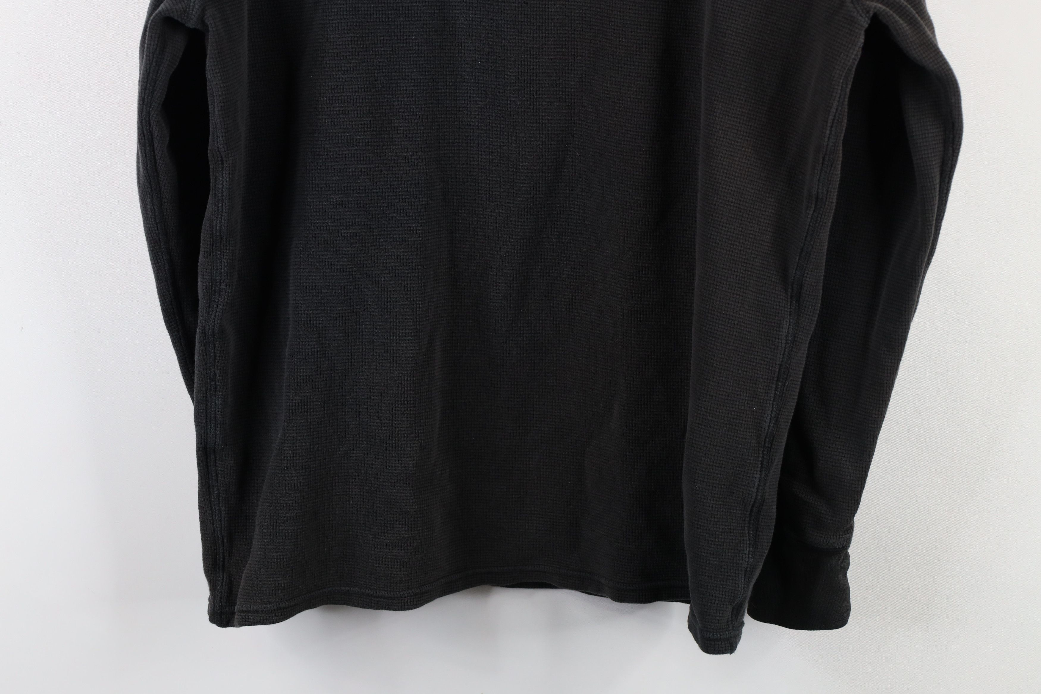 Ralph Lauren Vintage Ralph Lauren Waffle Knit Long Sleeve T-Shirt Black Size US XL / EU 56 / 4 - 9 Thumbnail