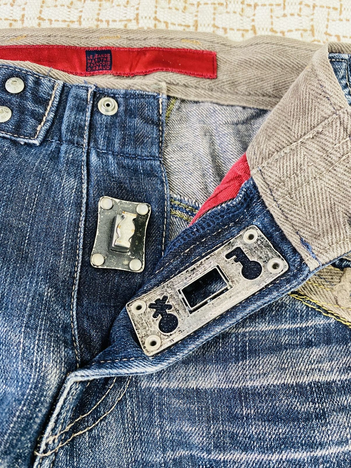 Marithe + Francois Girbaud Vintage Marithe Francois Girbaud Distressed Jeans Size US 34 / EU 50 - 4 Thumbnail