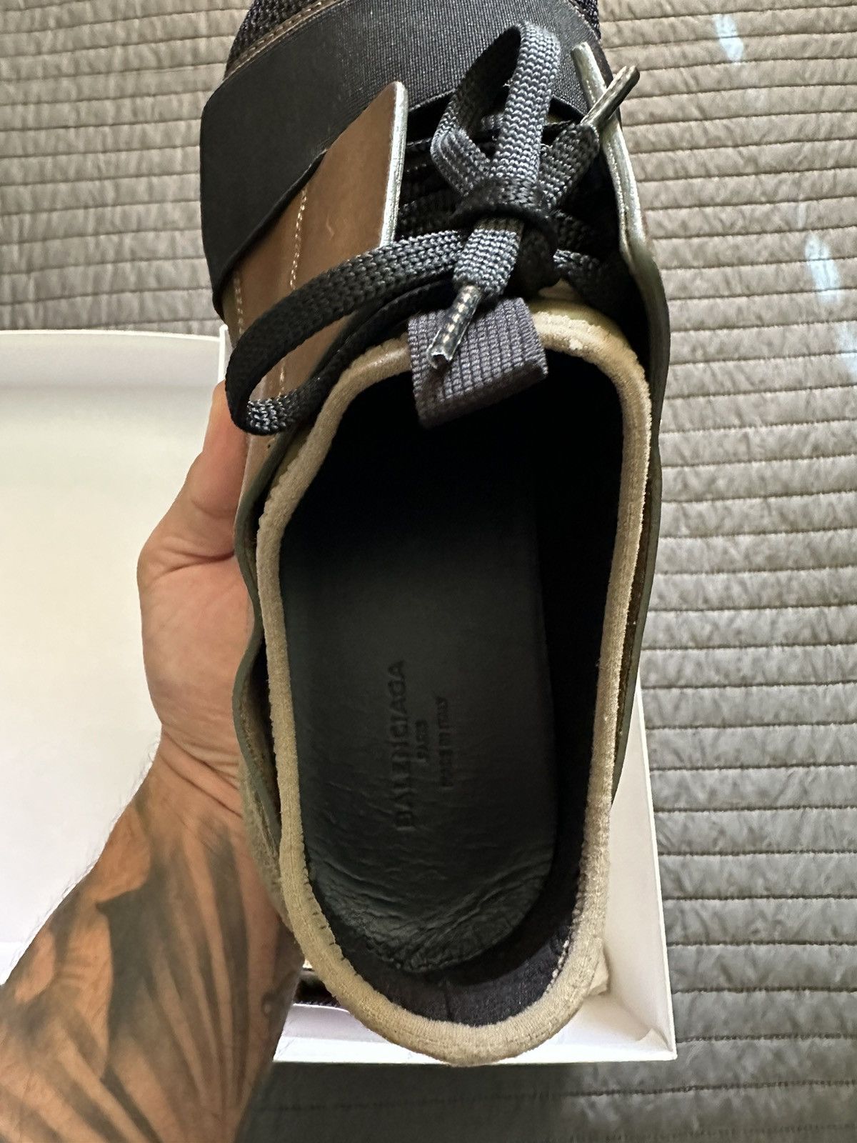 Balenciaga Balenciaga Race Runner Low Top Sneaker Size US 9 / EU 42 - 5 Thumbnail