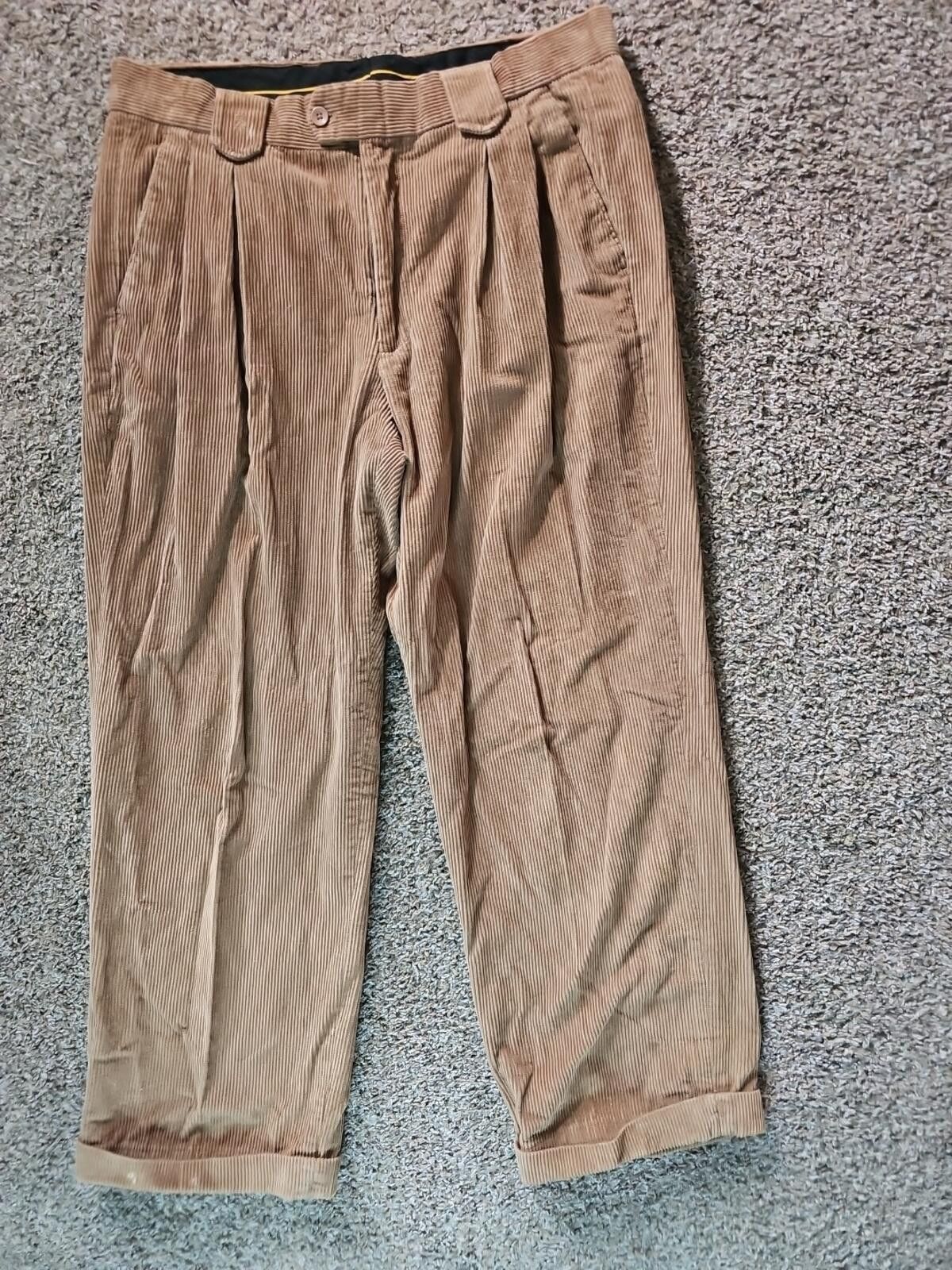 Stacy Adams Stacy Adams 38x34 Corduroy Pants SEE MEASUREMENTS!! stains Size US 38 / EU 54 - 1 Thumbnail
